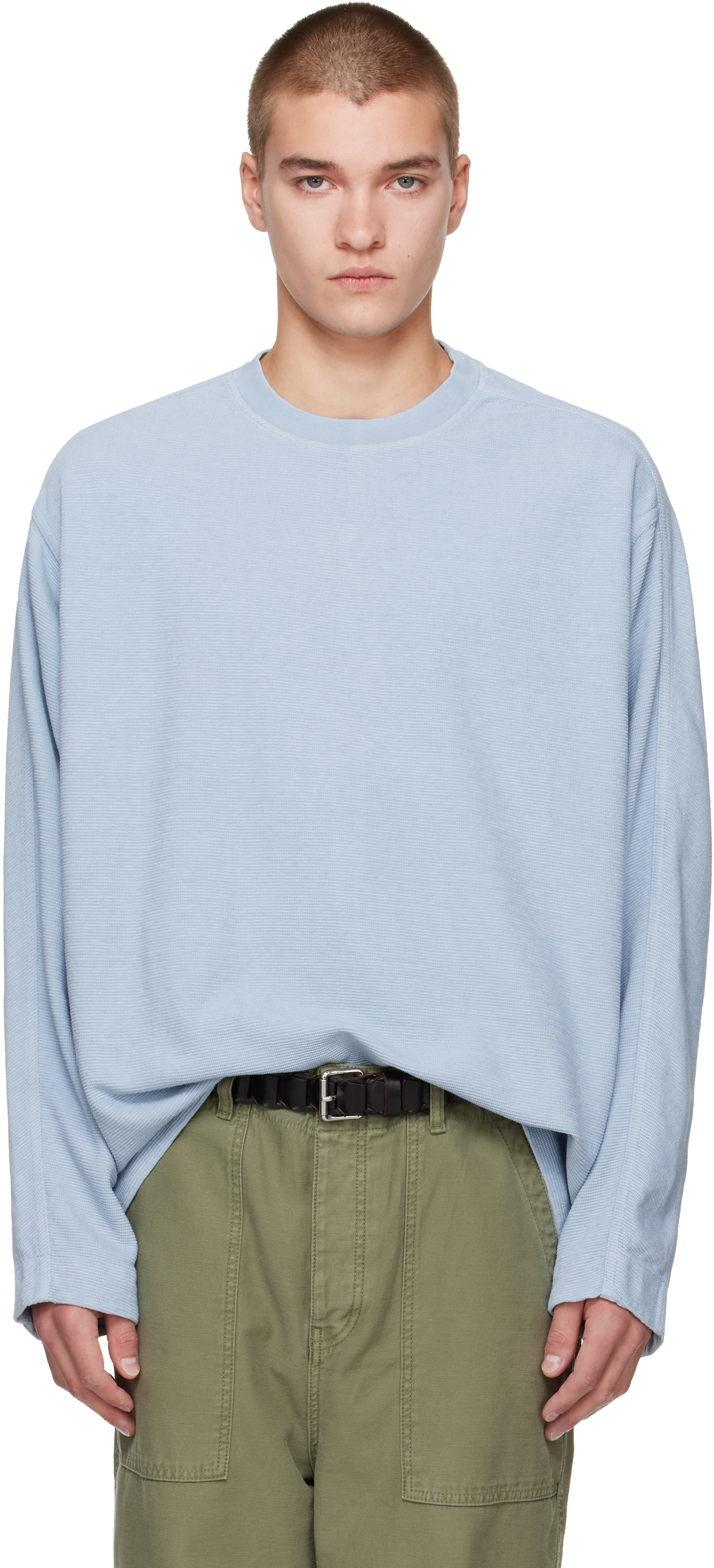 CASEY CASEY - Blue Workwear Sweatshirt