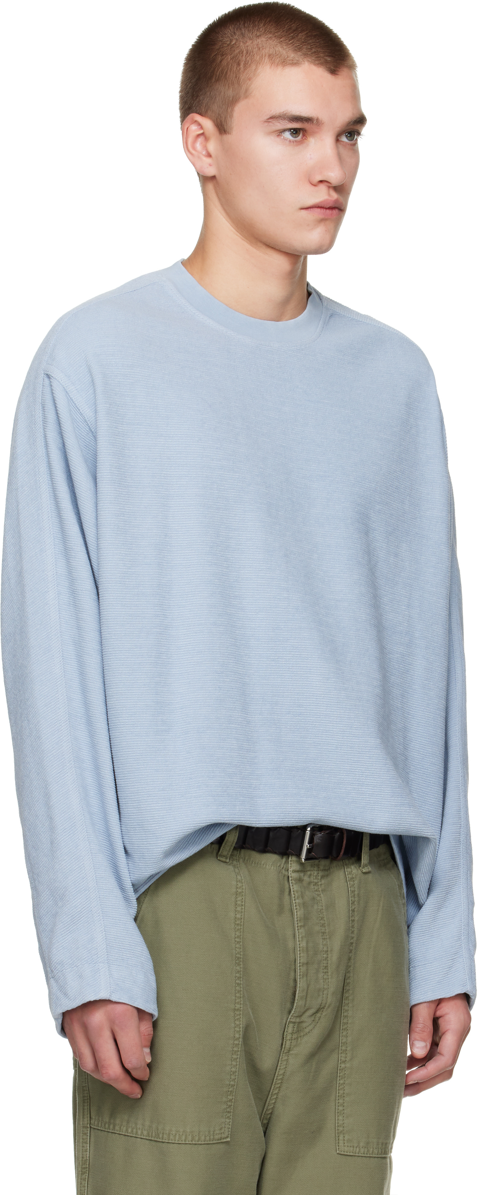 CASEY CASEY - Blue Workwear Sweatshirt