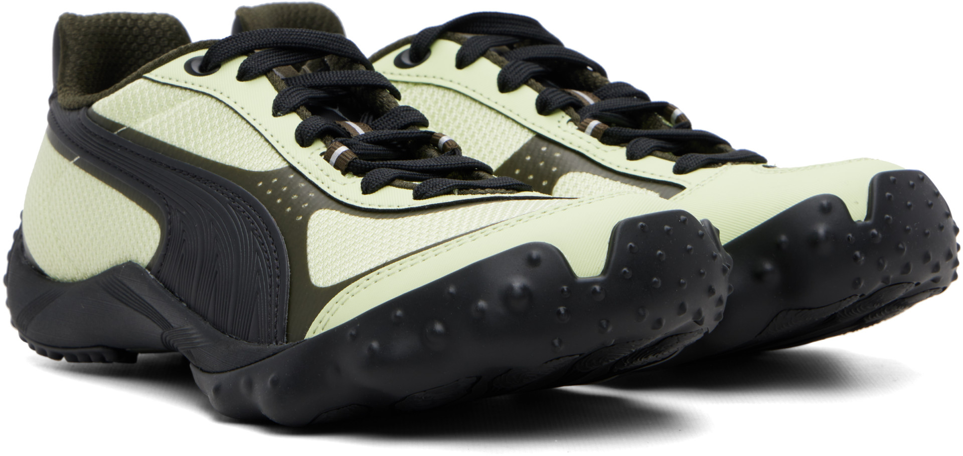 PUMA - Baskets Achillium vert et noir