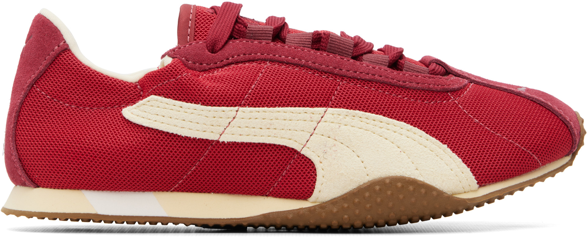 PUMA - Baskets H-Street rouges à col élastique