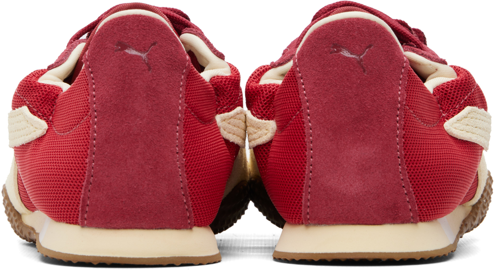 PUMA - Baskets H-Street rouges à col élastique