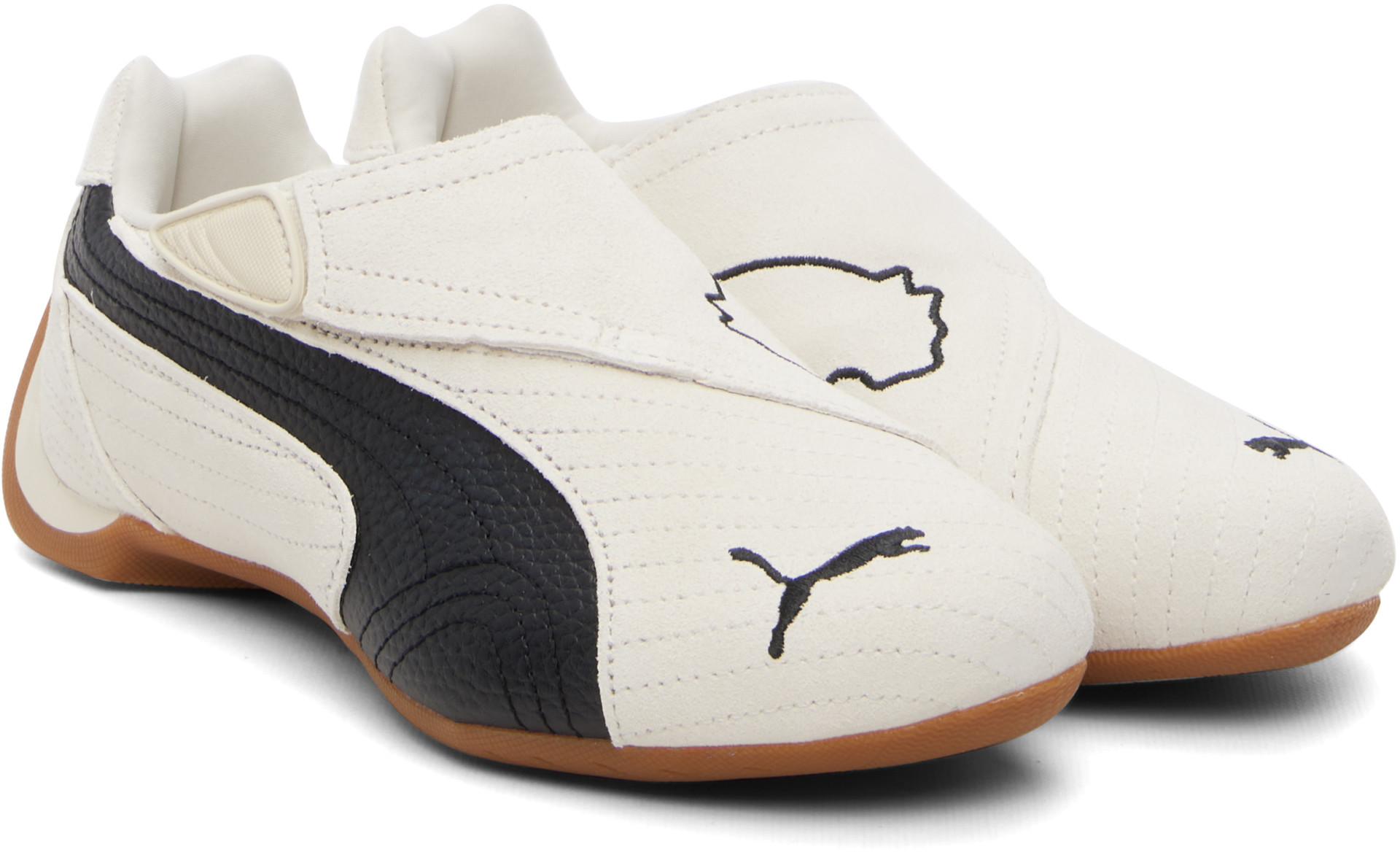 PUMA - Baskets Slipcat blanc cassé