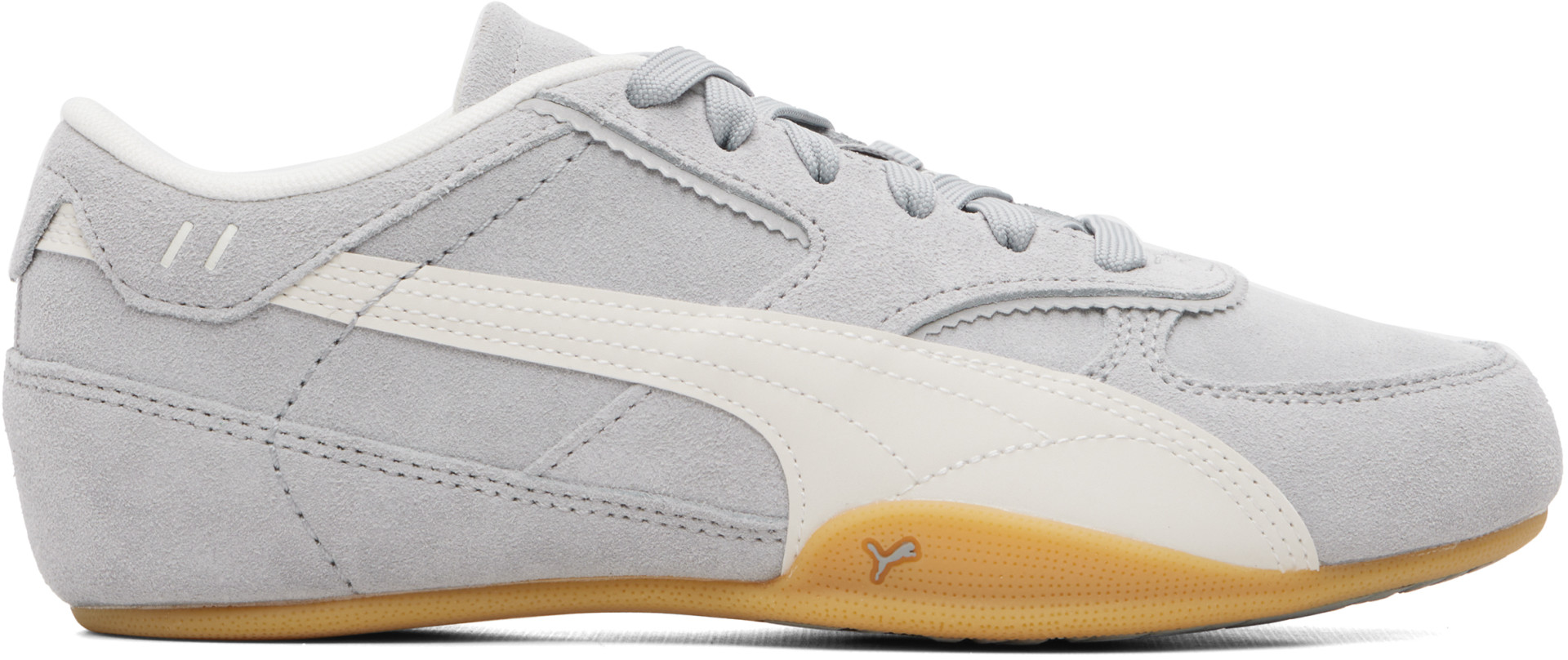 PUMA - Baskets Bella Mina gris en suède