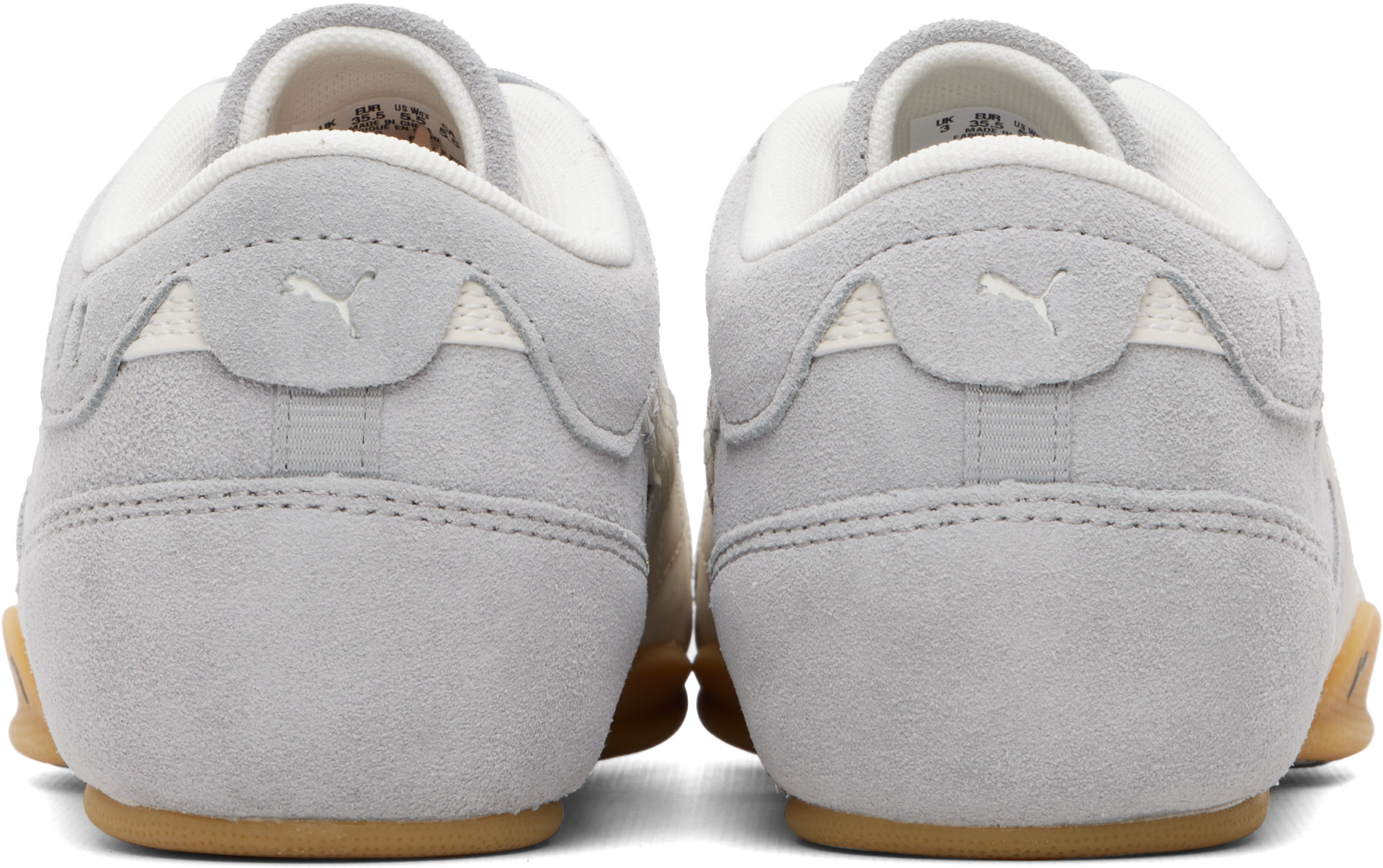 PUMA - Baskets Bella Mina gris en suède