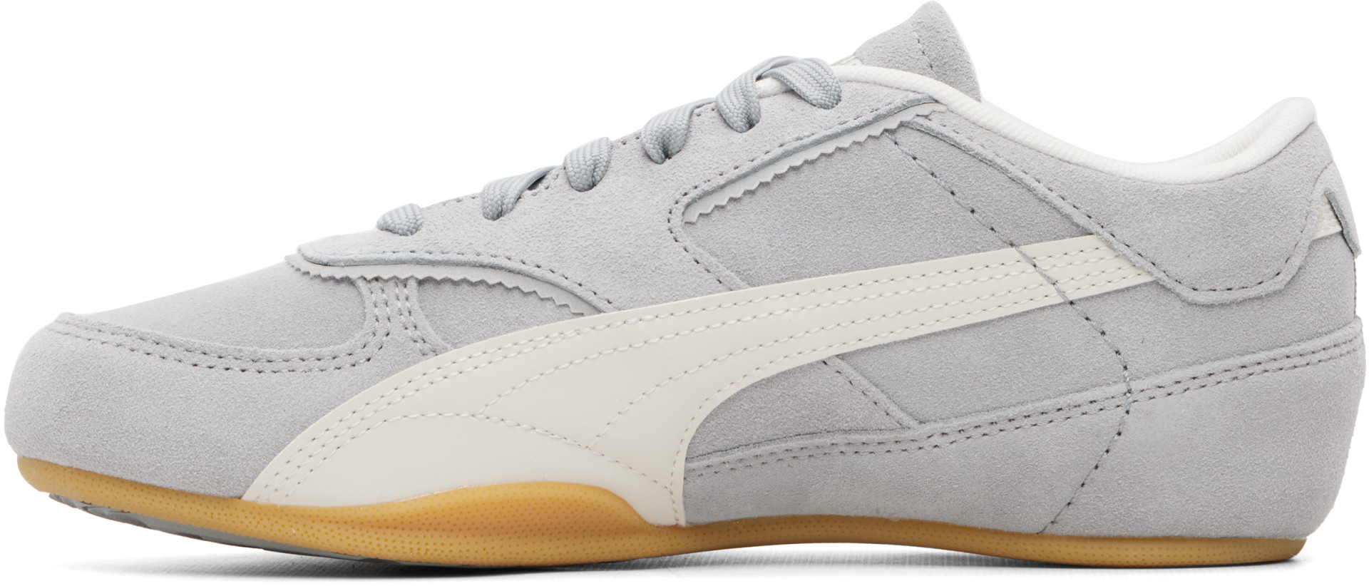 PUMA - Baskets Bella Mina gris en suède