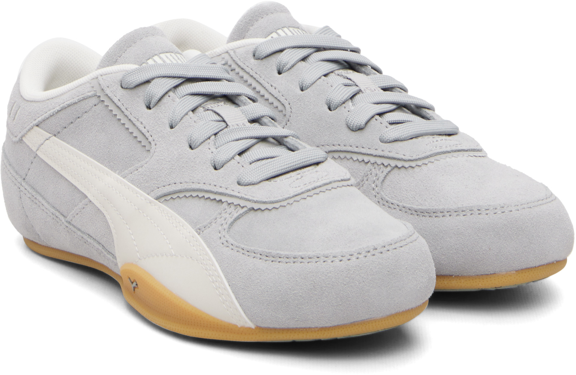 PUMA - Baskets Bella Mina gris en suède