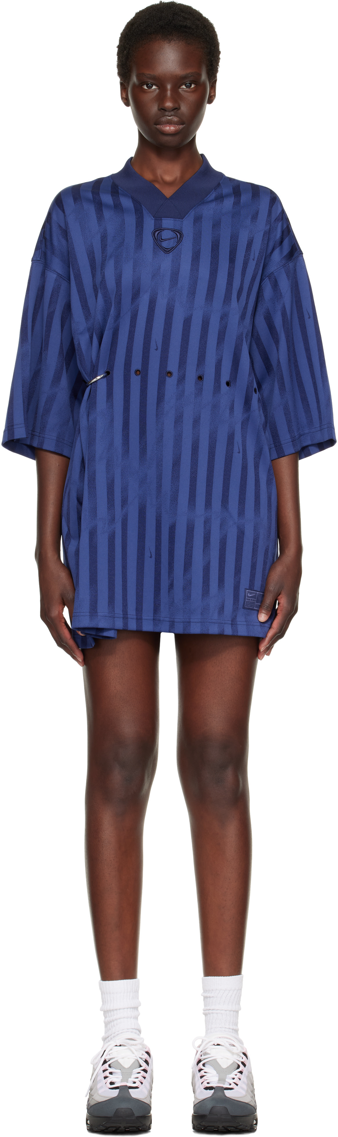 Nike - Robe t-shirt courte bleue - First Sight