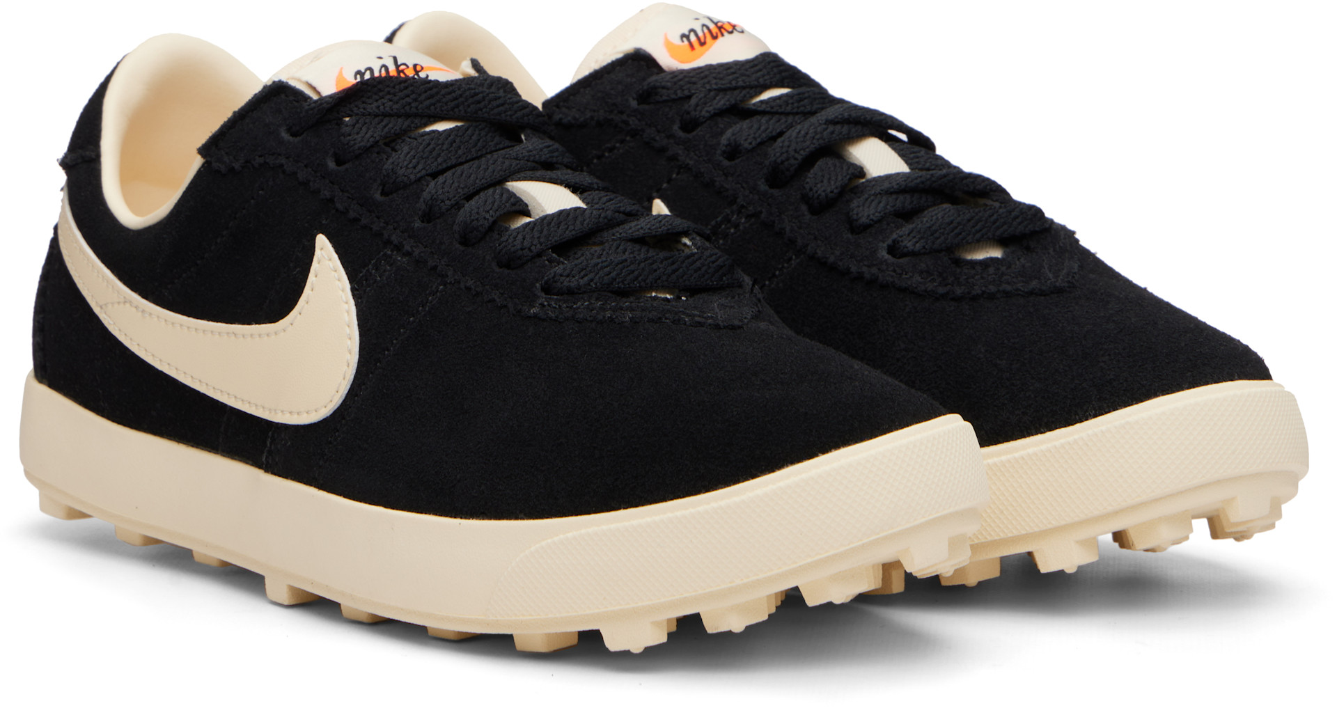 Nike: Black Astrograbber Suede Sneakers | SSENSE