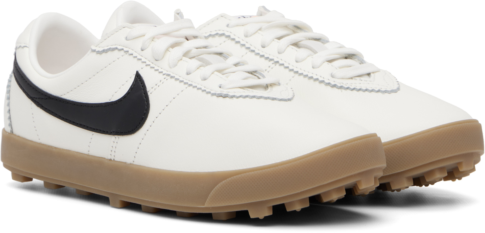 Nike - Baskets Astrograbber blanc cassé en cuir