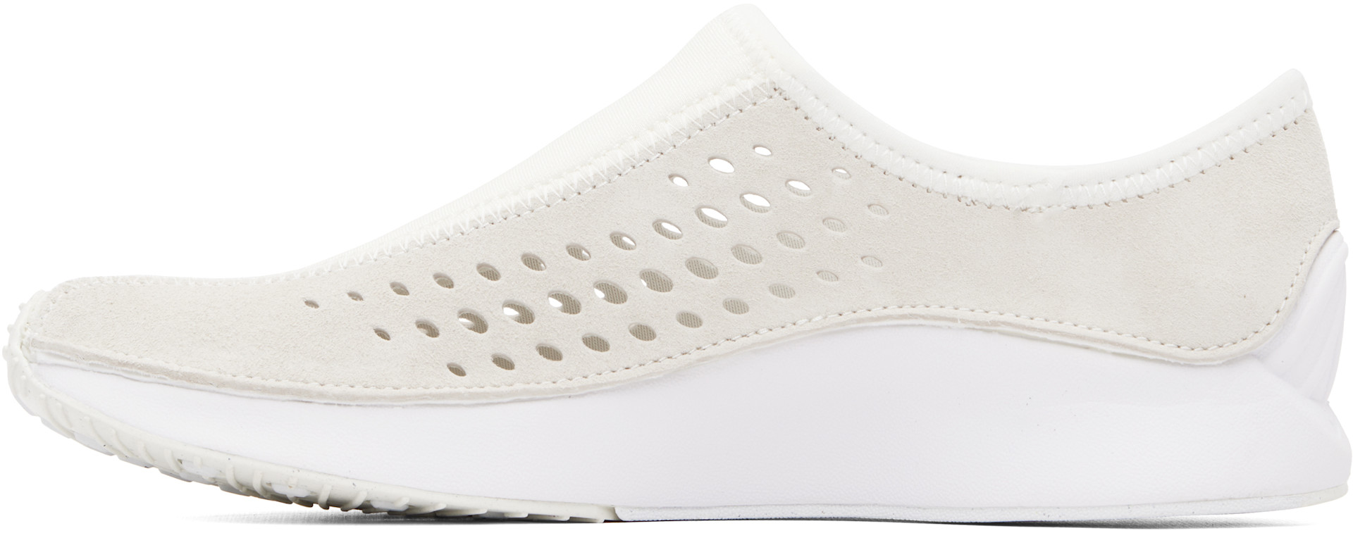 Nike - Baskets Air Superfly beiges à bout de style mocassin