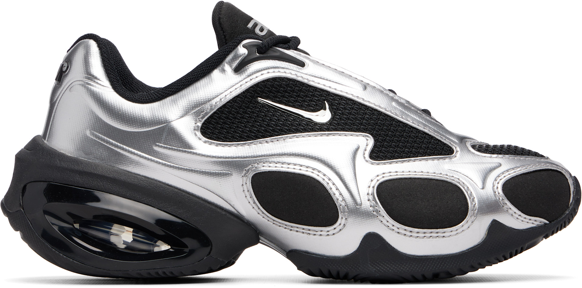 Nike - Baskets Air Max Muse noir et argenté