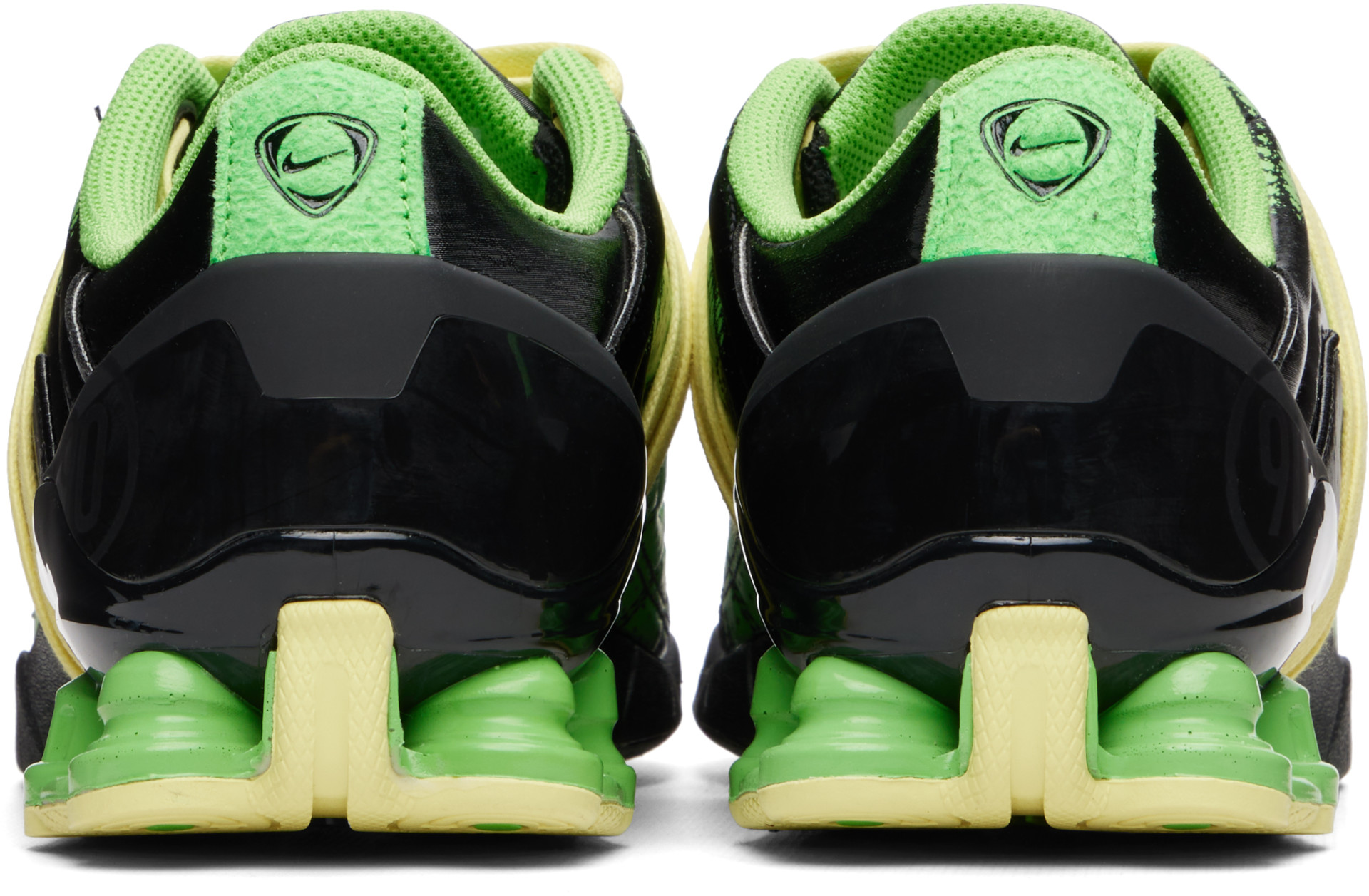 Nike: Black & Green Total90 Shox Magia Sneakers | SSENSE