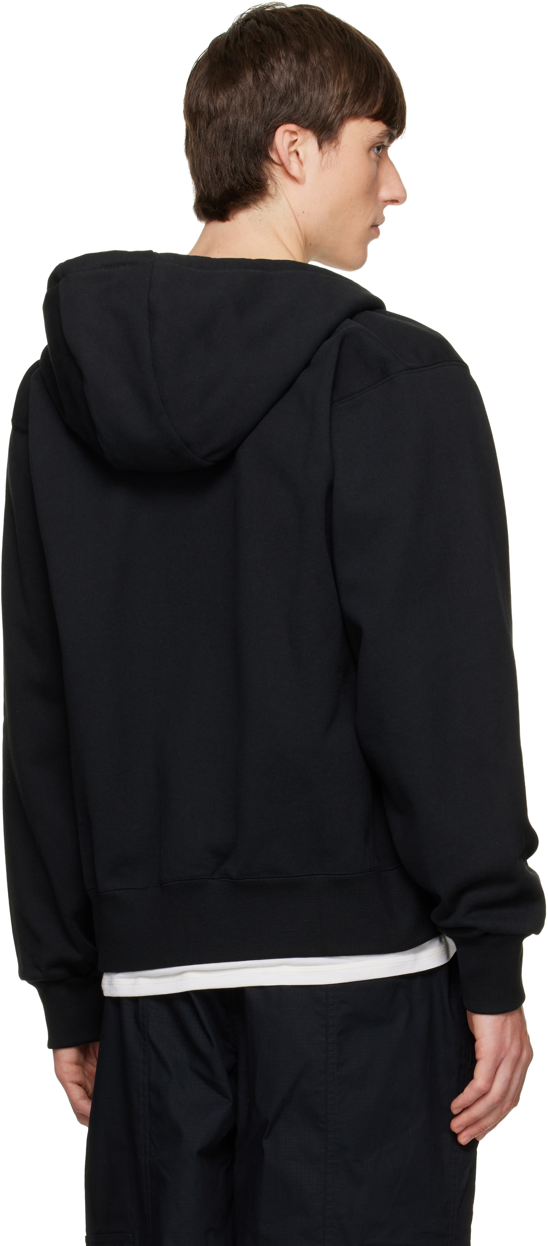 Nike - Pull à capuche Energy noir en molleton à glissière