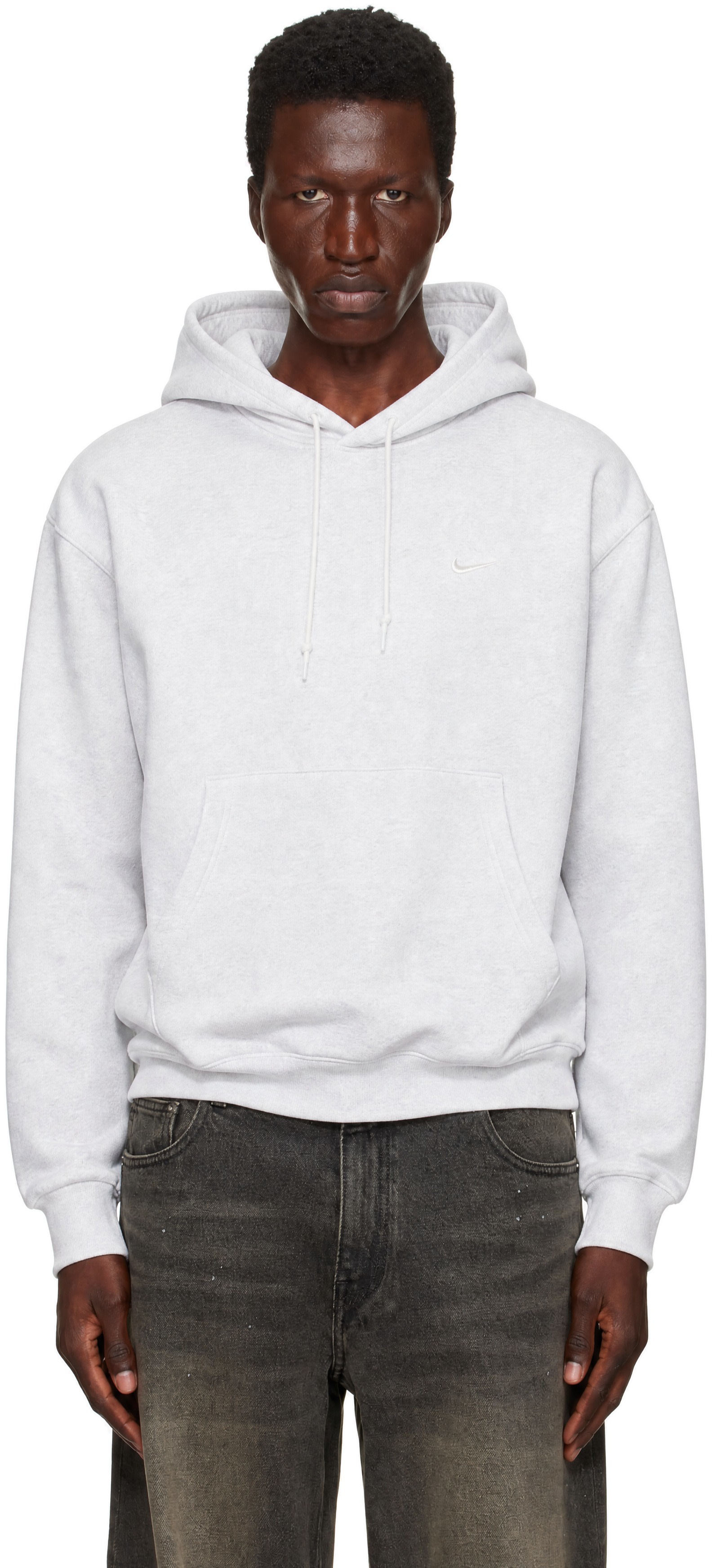 Nike - Pull à capuche Energy gris en molleton