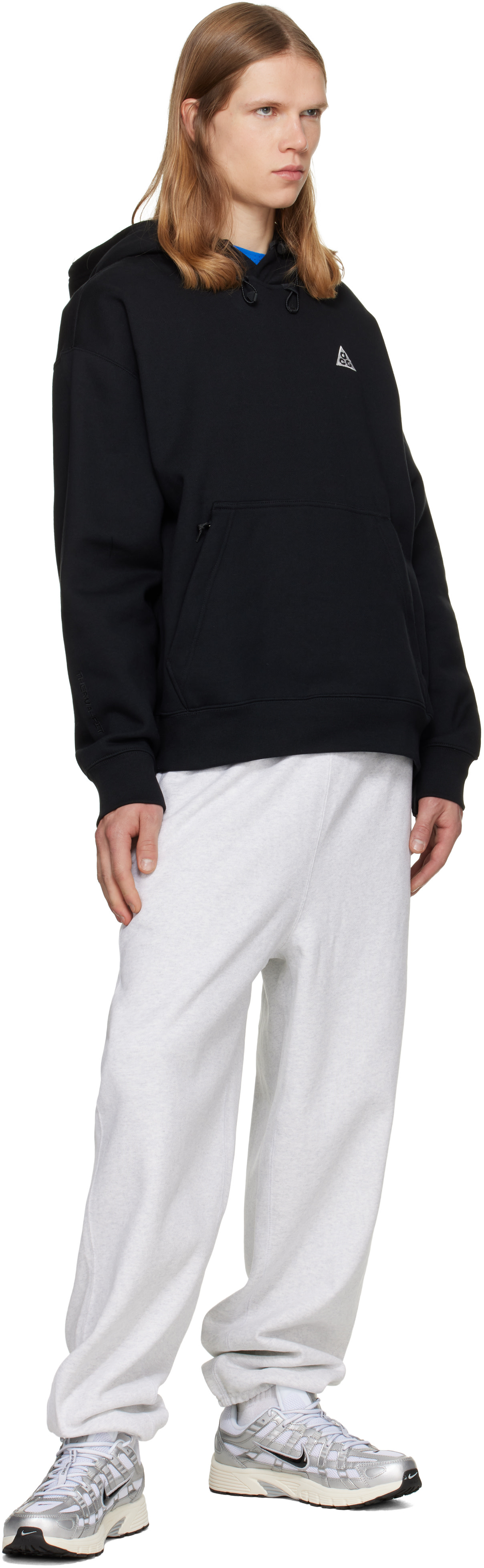 Nike - Pull à capuche Tuff noir en molleton à logo ACG