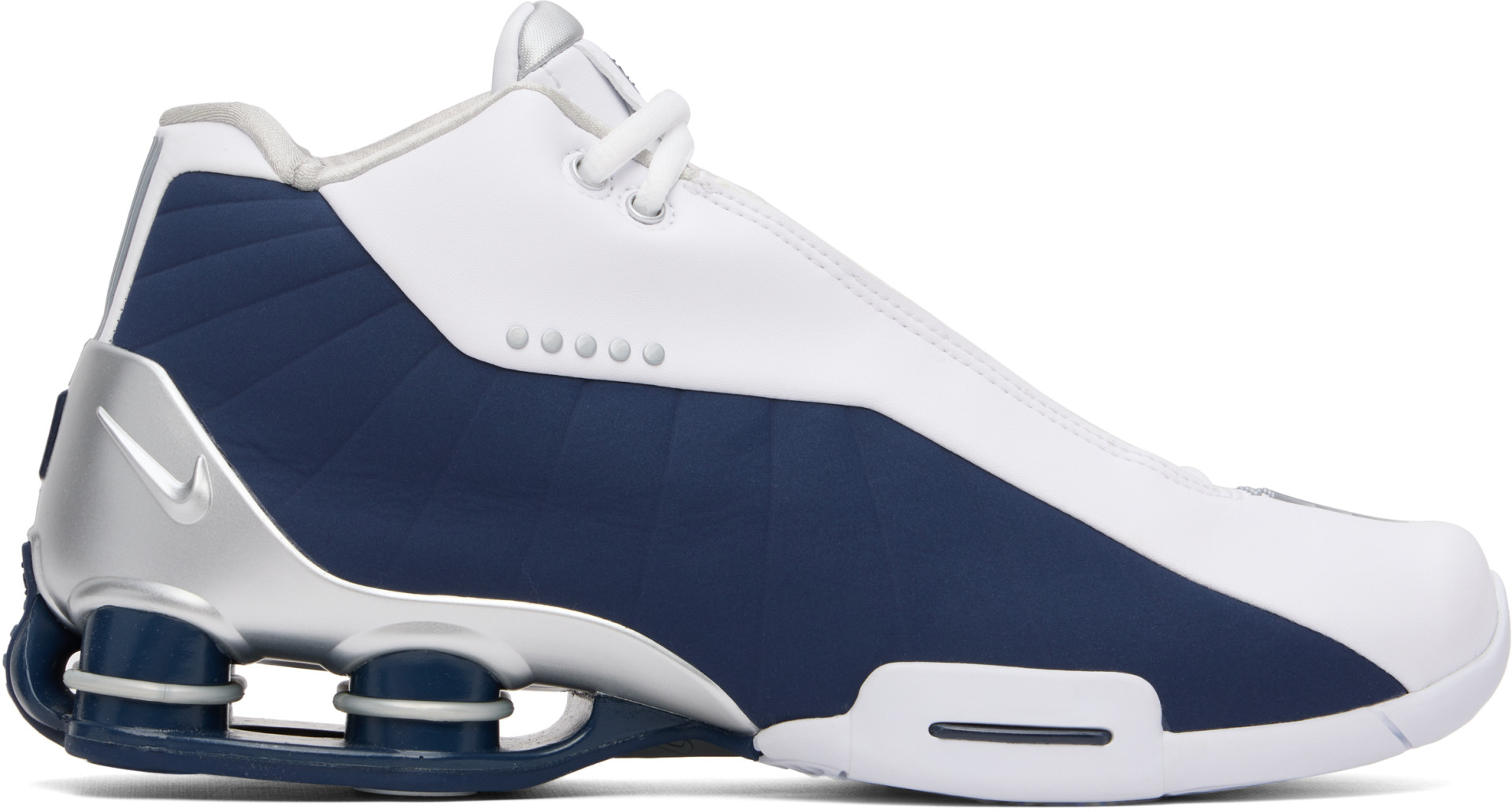 Nike - ホワイト&ネイビー Shox BB4 スニーカー