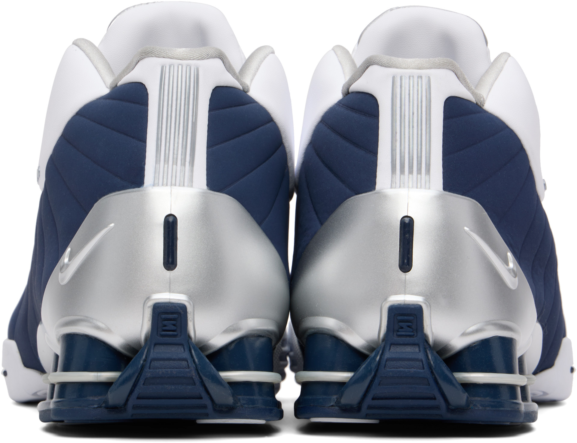 Nike - ホワイト&ネイビー Shox BB4 スニーカー
