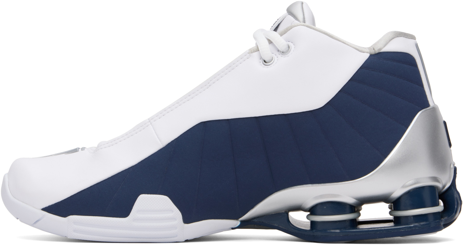 Nike - ホワイト&ネイビー Shox BB4 スニーカー