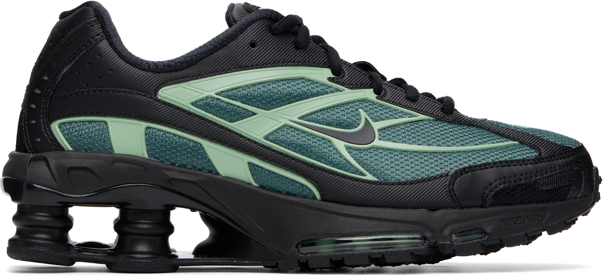 Nike - Baskets Shox Ride 2 noir et vert