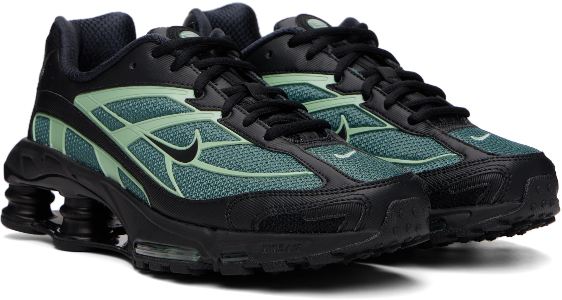 Nike - Baskets Shox Ride 2 noir et vert