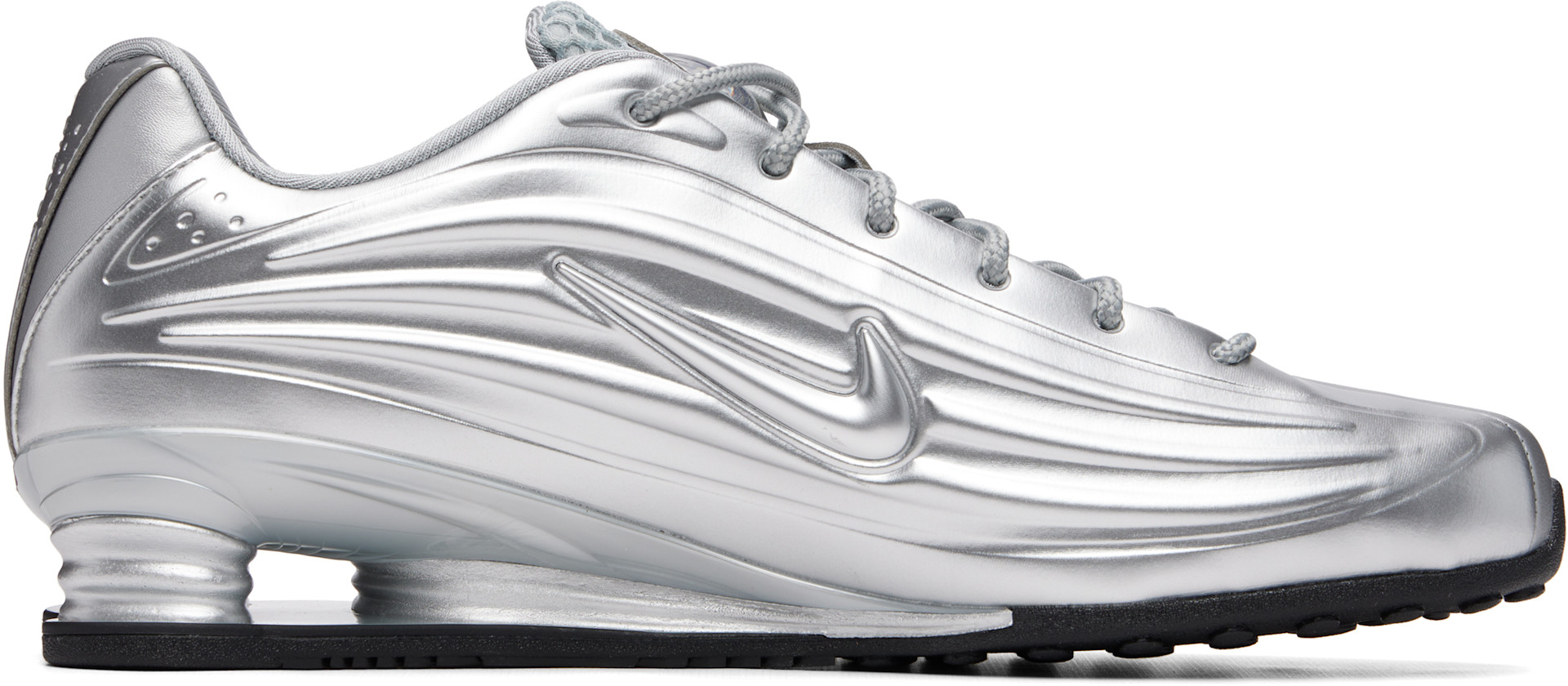 Nike - Baskets Shox Z argentées