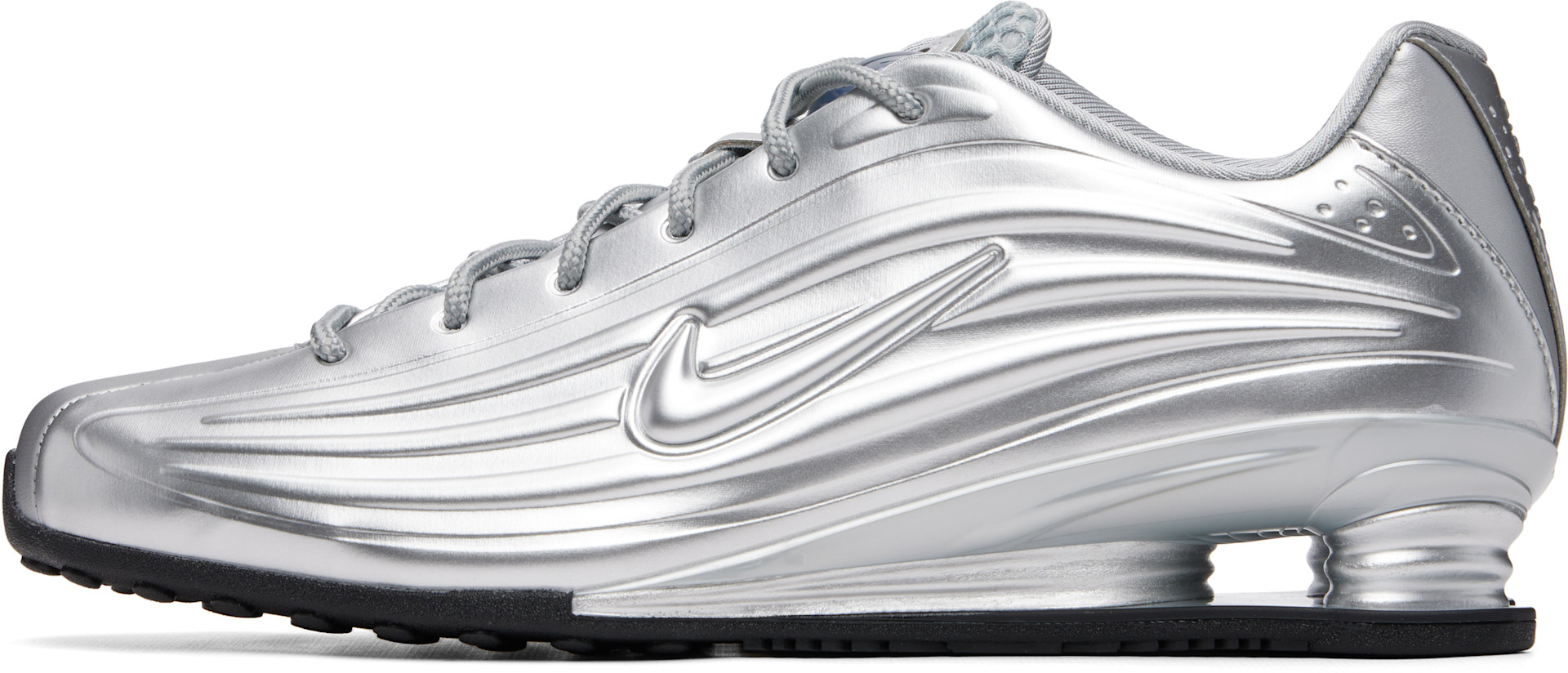 Nike - Baskets Shox Z argentées