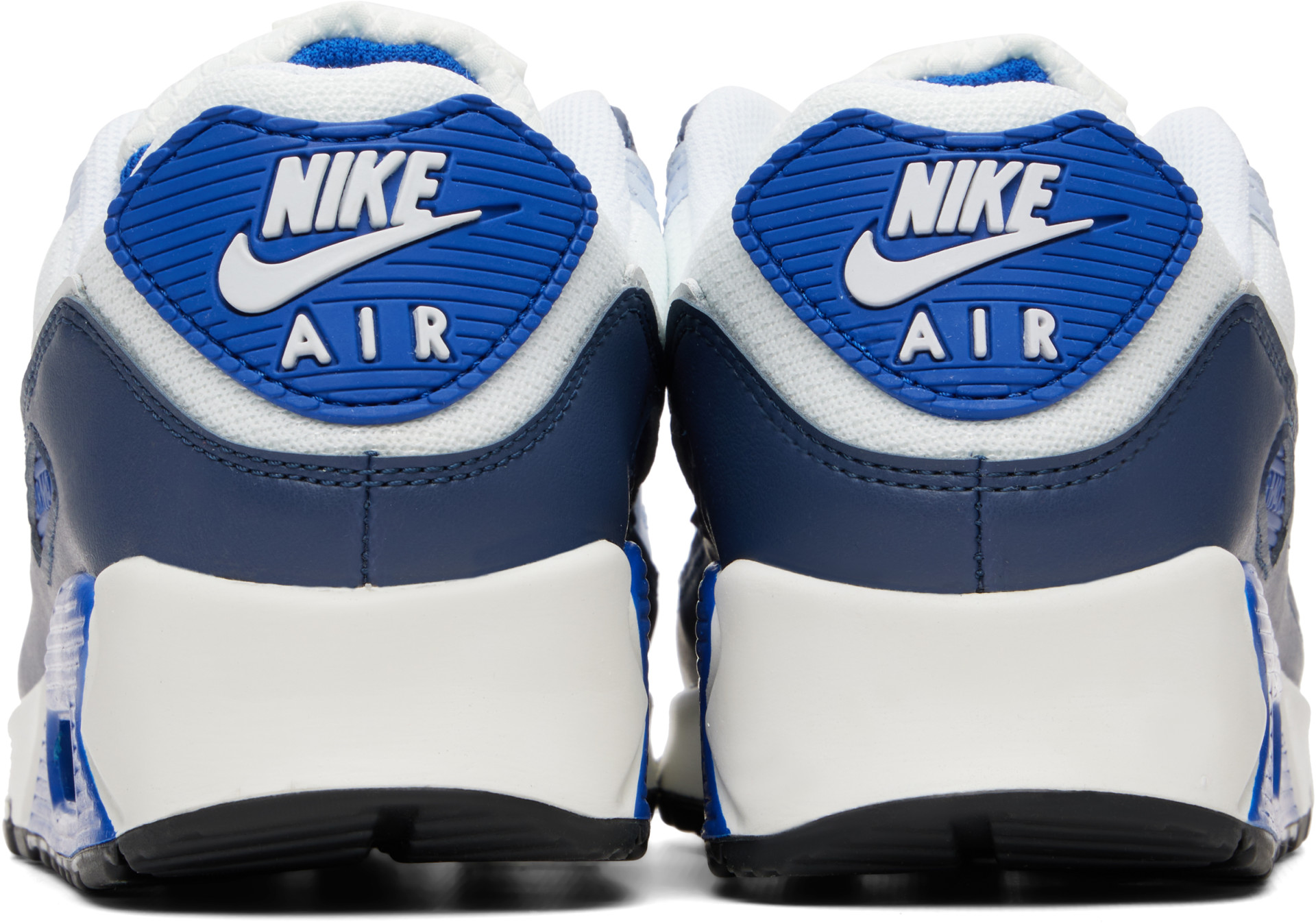 Nike - Baskets Air Max 90 blanc et bleu