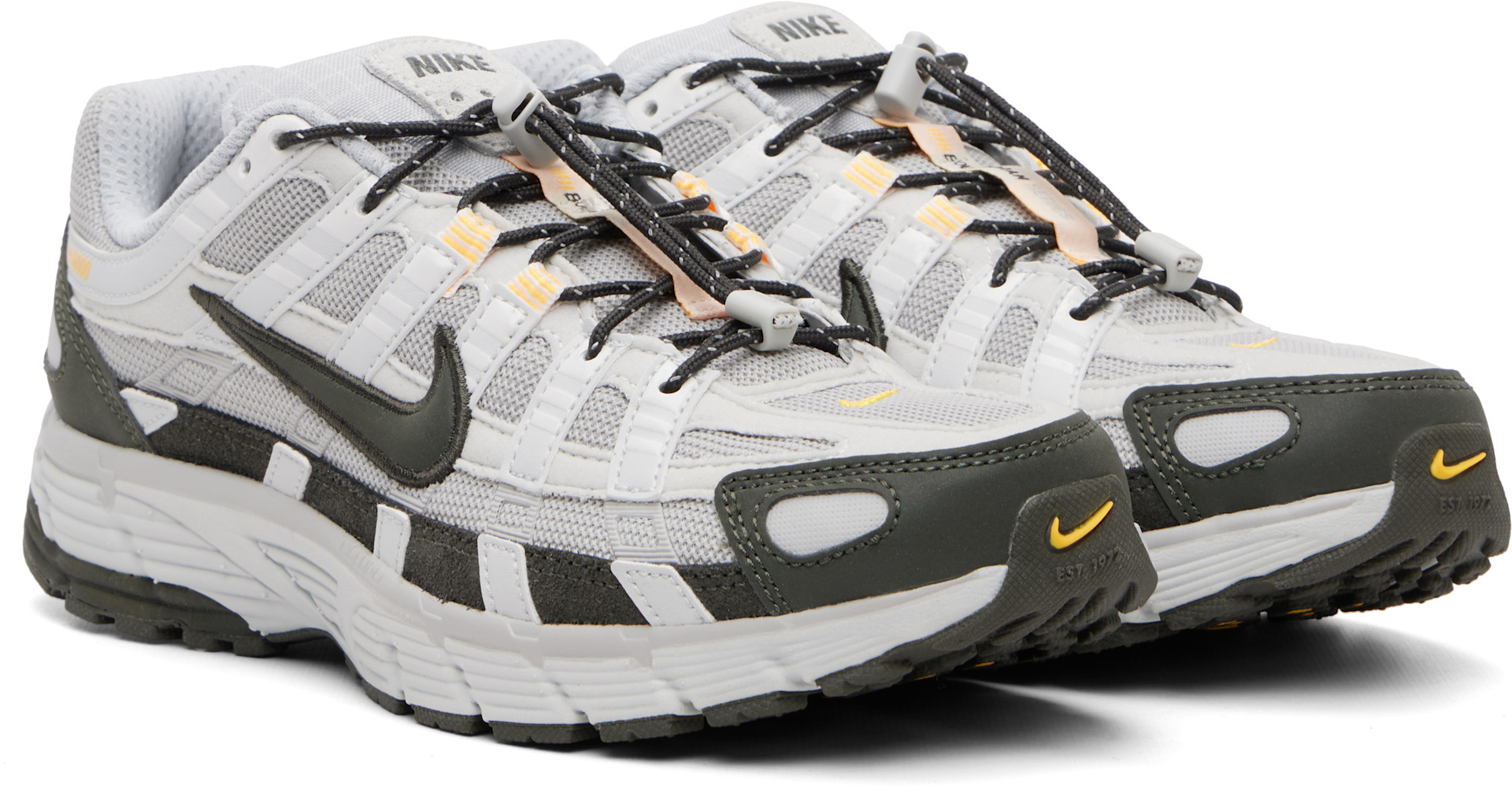 Nike - 그레이 & 화이트 P-6000 스니커즈