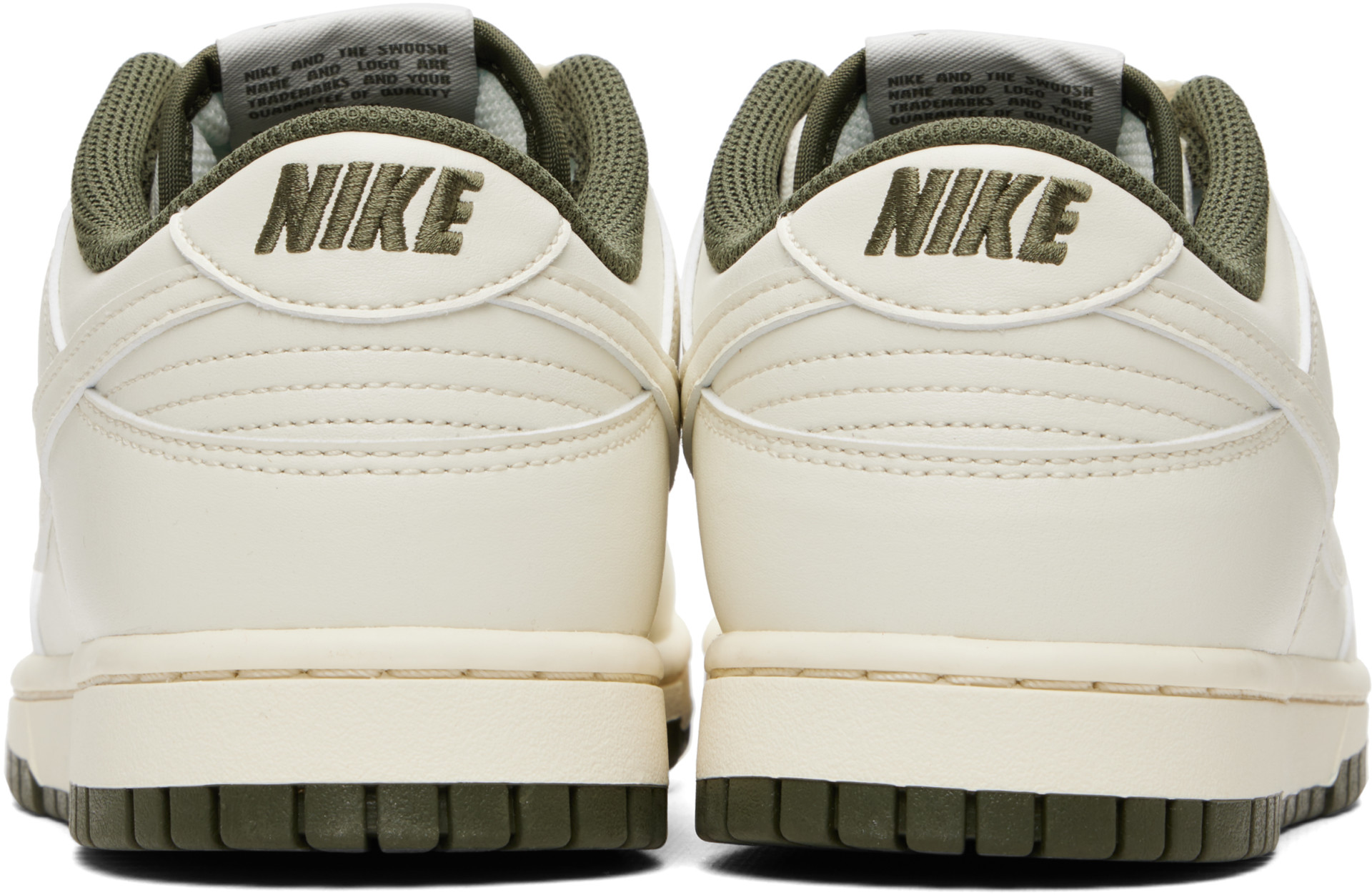 Nike - Baskets basses rétro Dunk blanc cassé