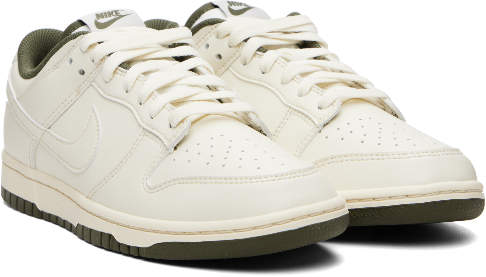 Nike - Baskets basses rétro Dunk blanc cassé