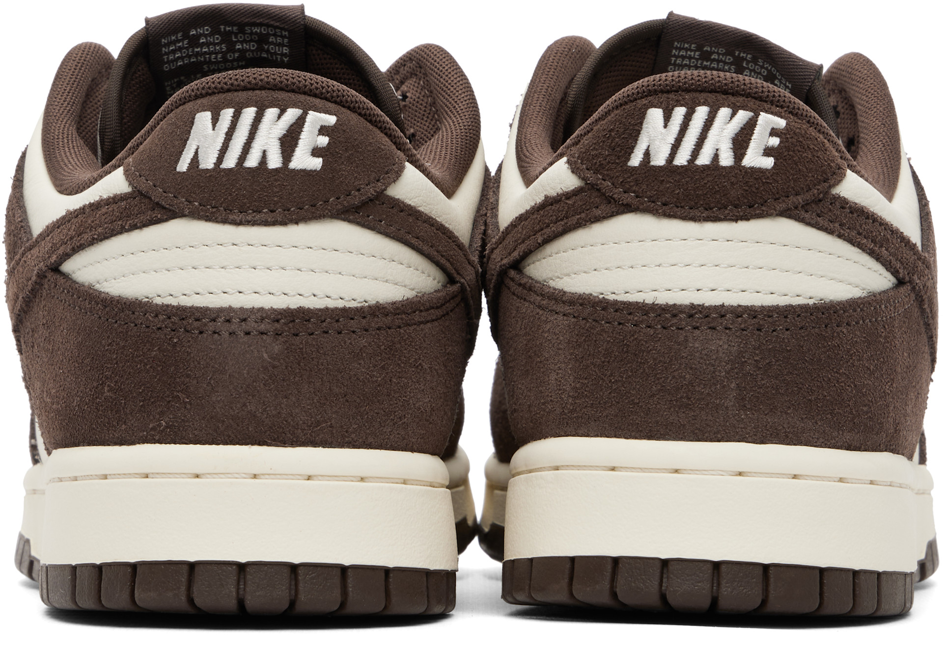 Nike: Brown & Off-White Dunk Low Retro SE Sneakers | SSENSE Canada