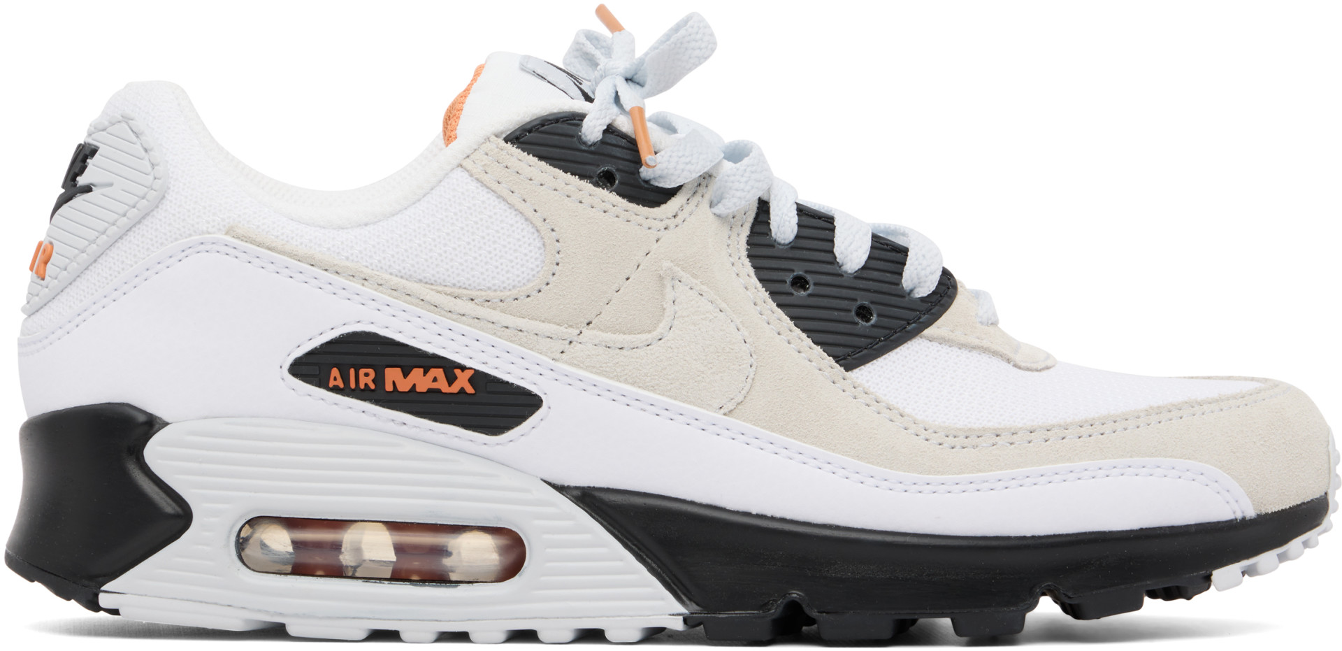 Nike - Baskets Air Max 90 blanc et noir
