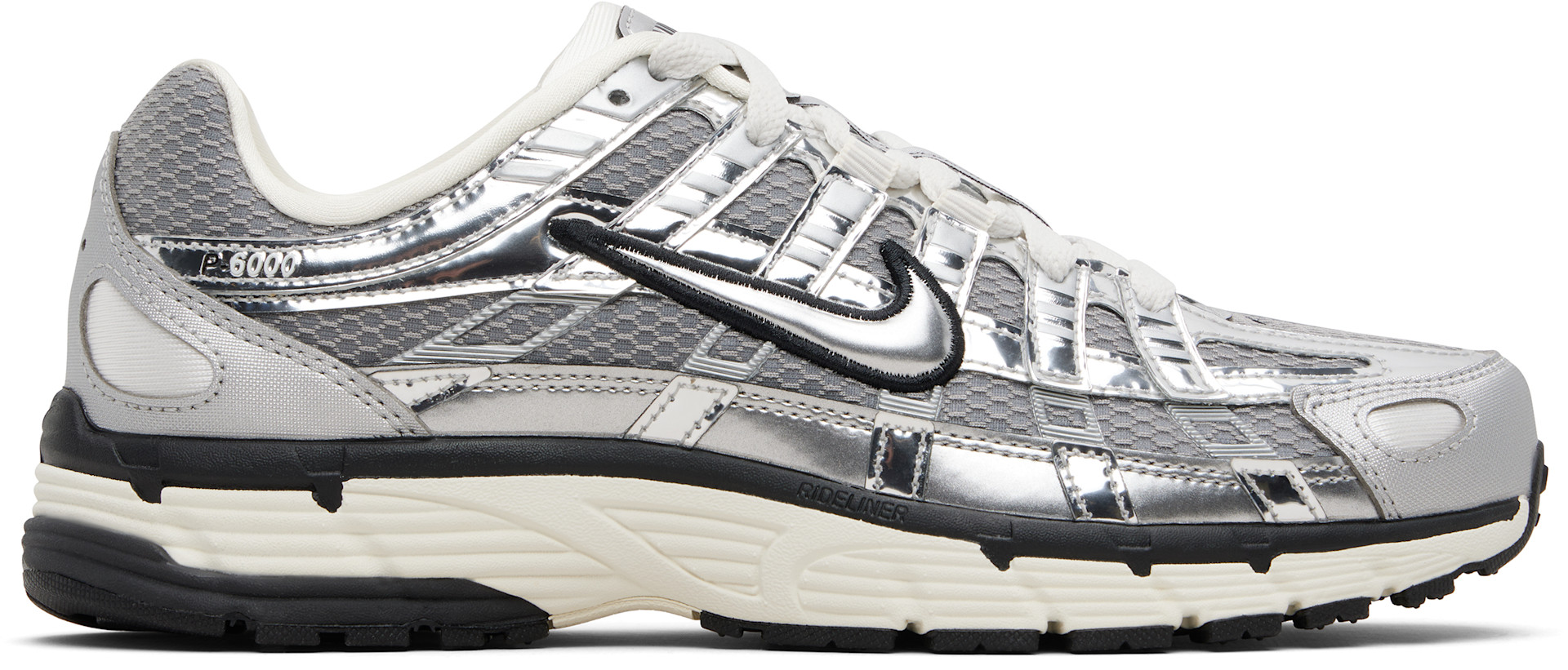 Nike - Baskets P-6000 argentées