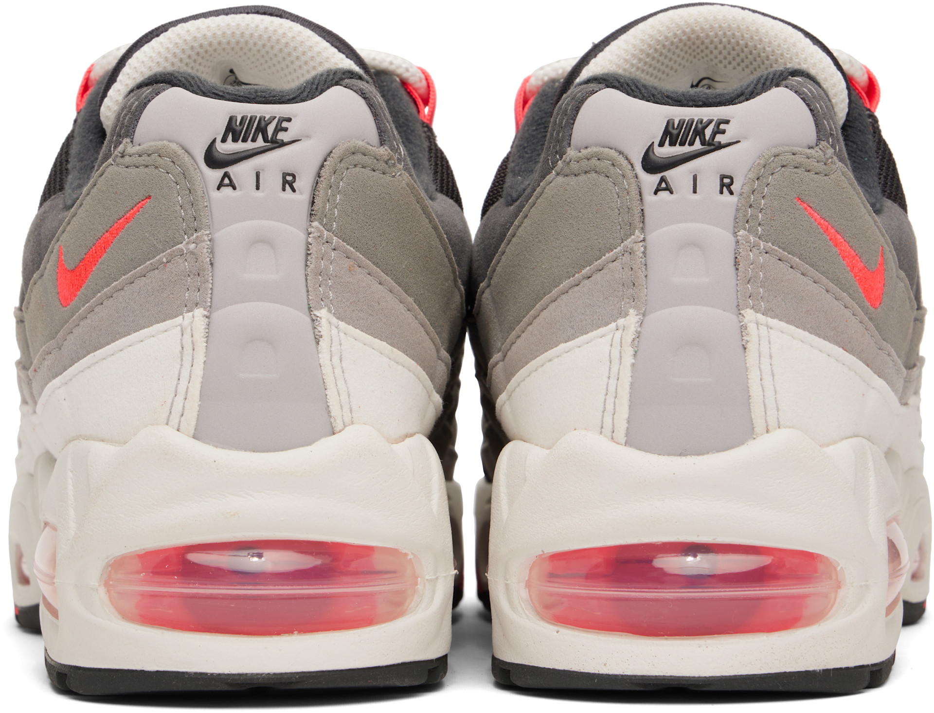 NIKE AIR MAX 95 グレー ピンク スニーカー Nike: グレー＆ピンク Air Max 95 OG スニーカー | SSENSE 日本