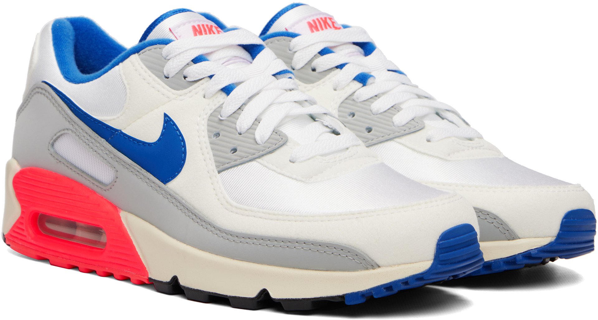 Nike - Navy & Beige Air Max 90 Sneakers