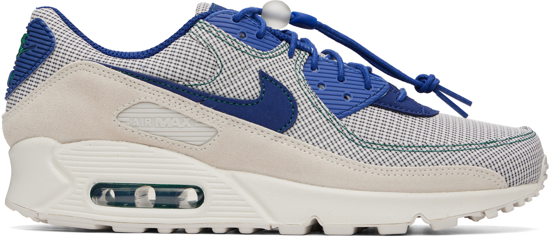 Nike - Navy & Beige Air Max 90 Sneakers