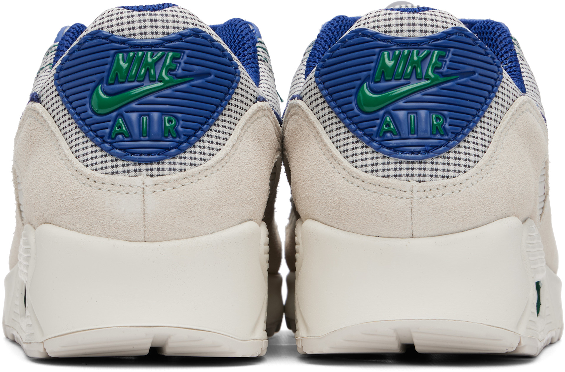 Nike - Navy & Beige Air Max 90 Sneakers