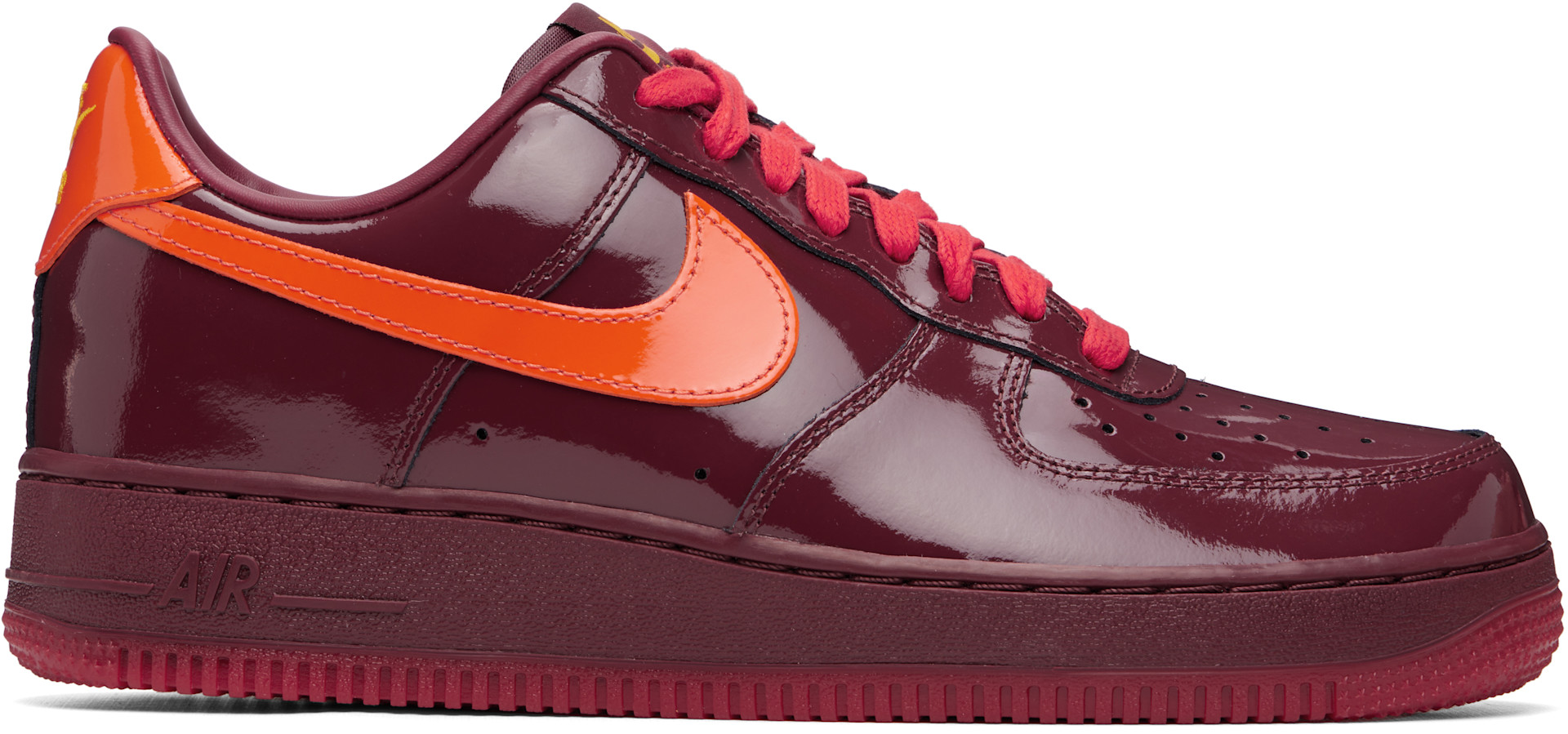 Nike - Burgundy Air Force 1 Low Sneakers