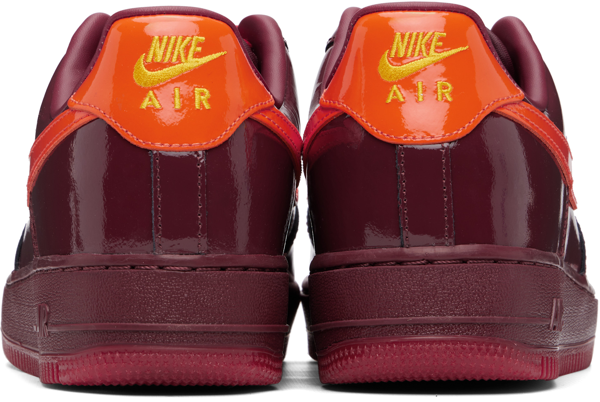 Nike - Burgundy Air Force 1 Low Sneakers