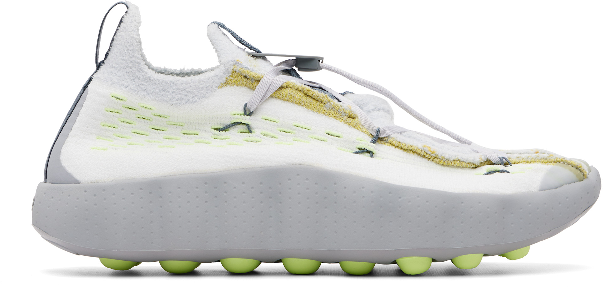 Nike: White & Gray Mind 002 Sneakers | SSENSE