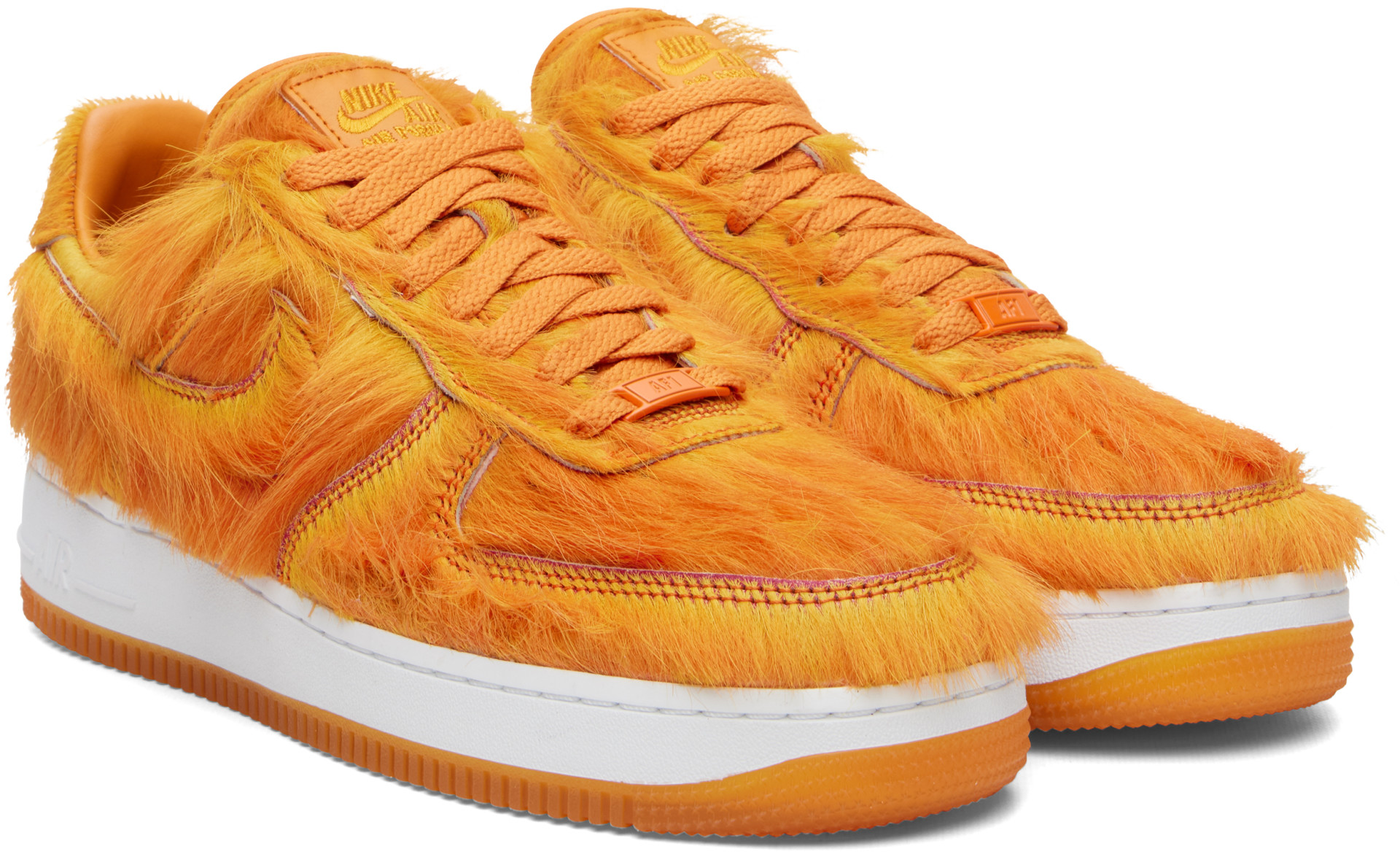 Nike - オレンジ Air Force 1 スニーカー