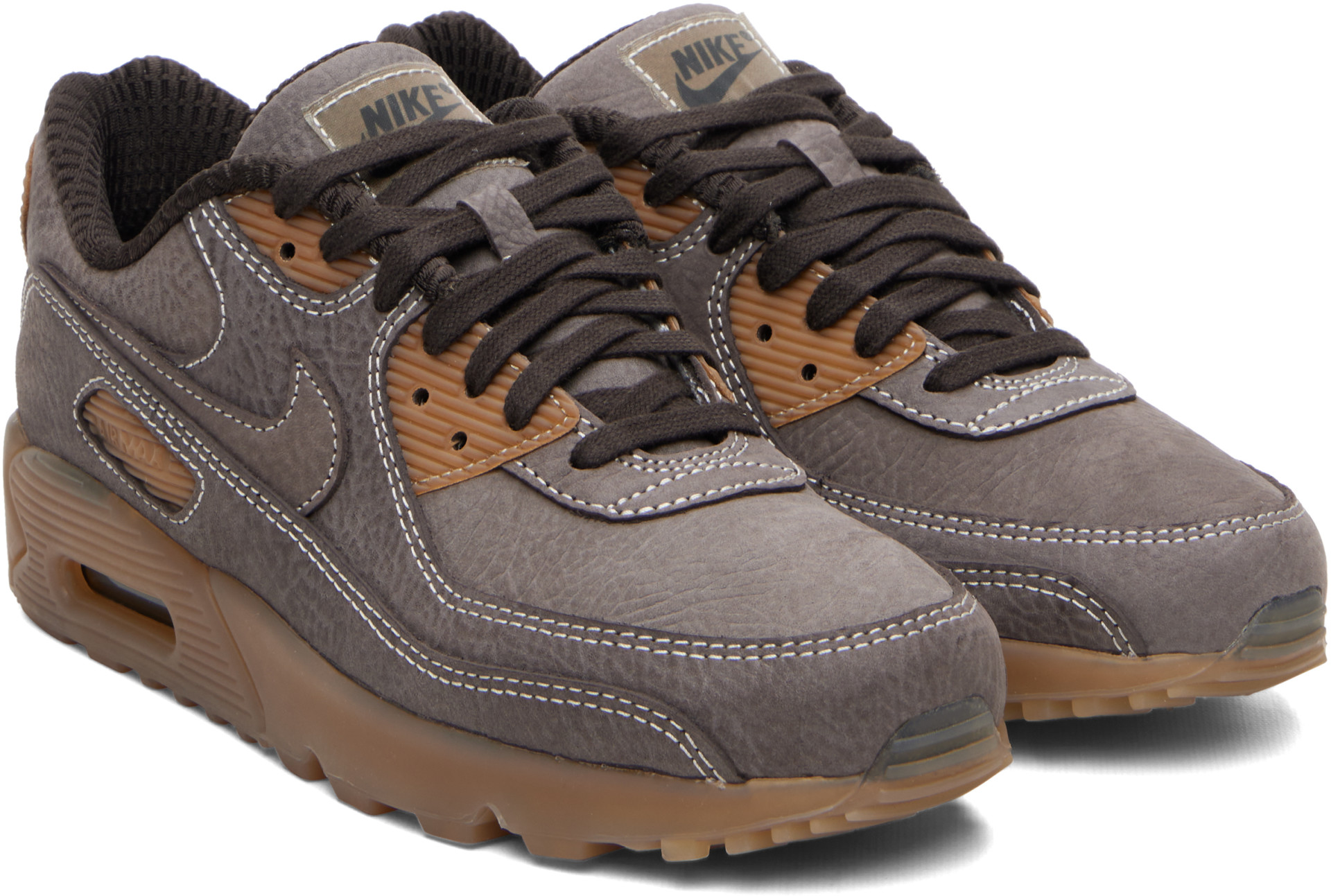 Nike - Baskets Air Max 90 SP brunes