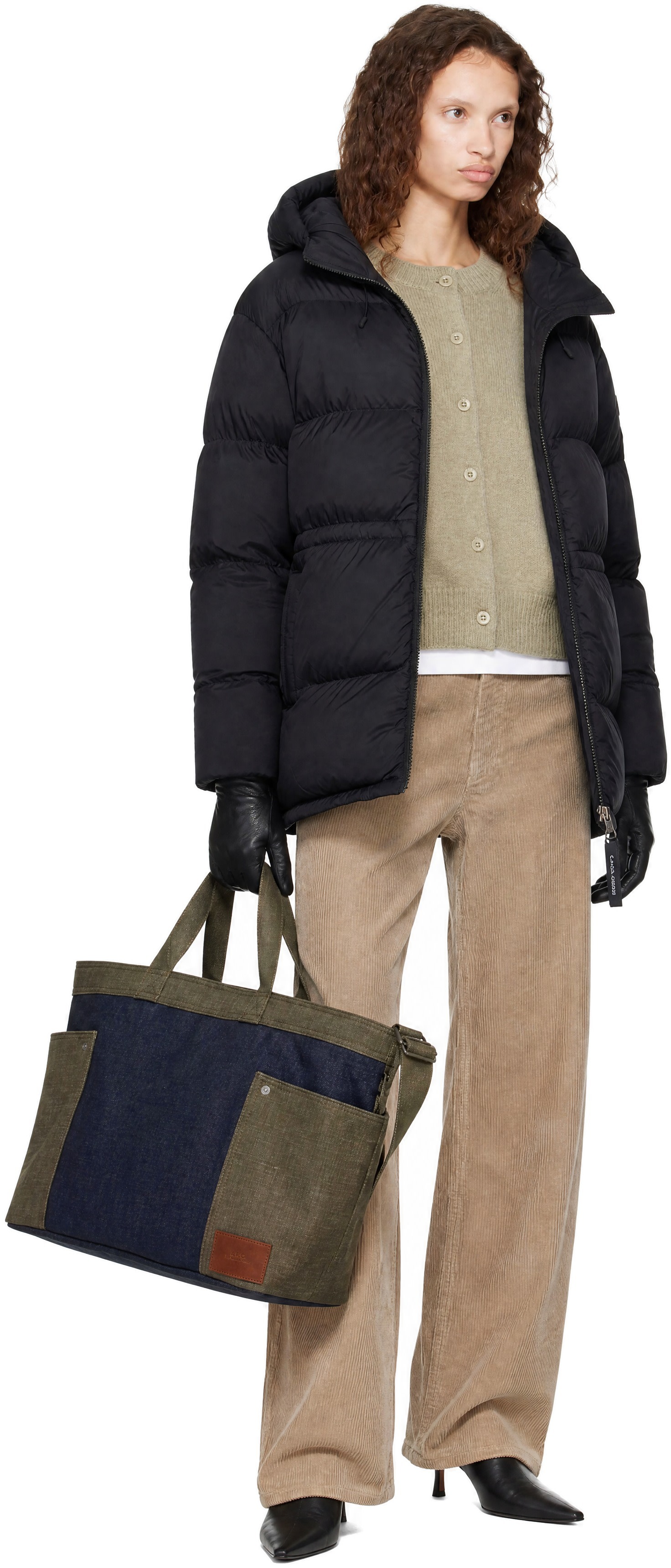 Canada Goose - ブラック Fallon パファーコート