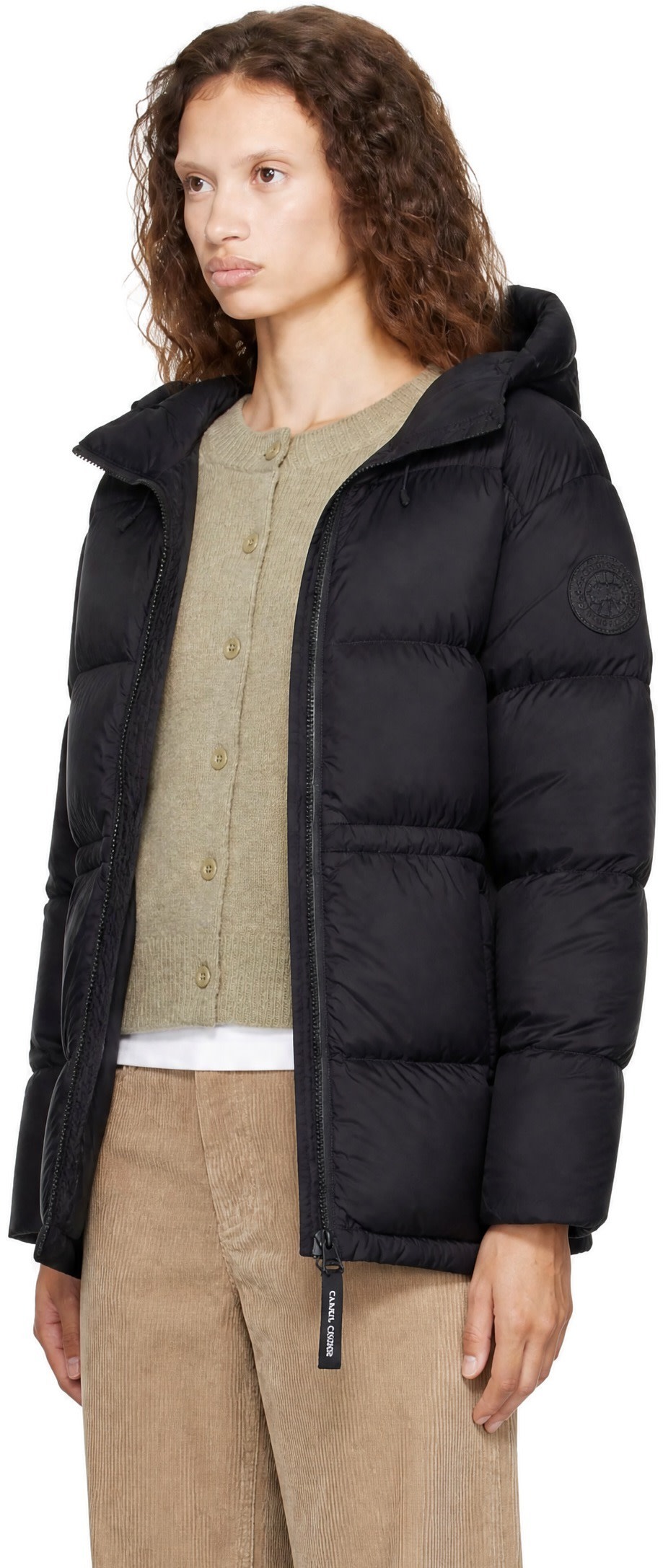 Canada Goose - ブラック Fallon パファーコート