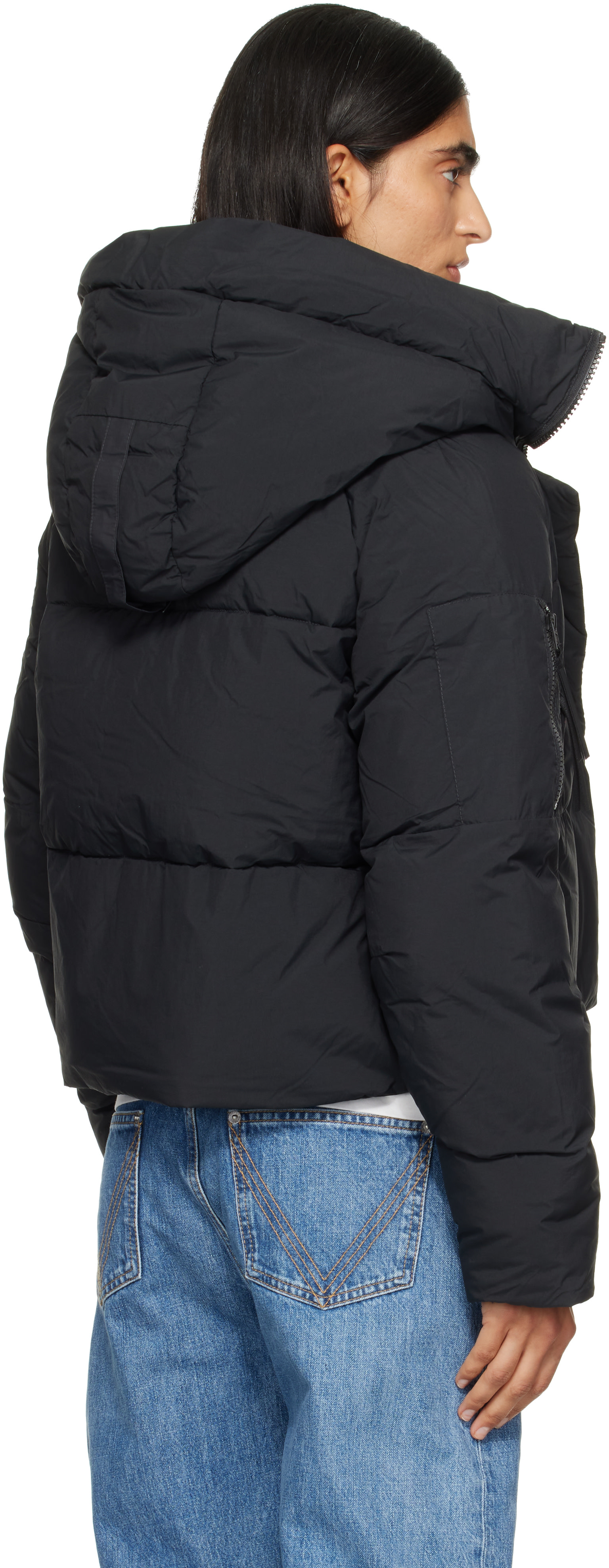 Canada Goose - 블랙 칠리왁 패딩 다운 재킷