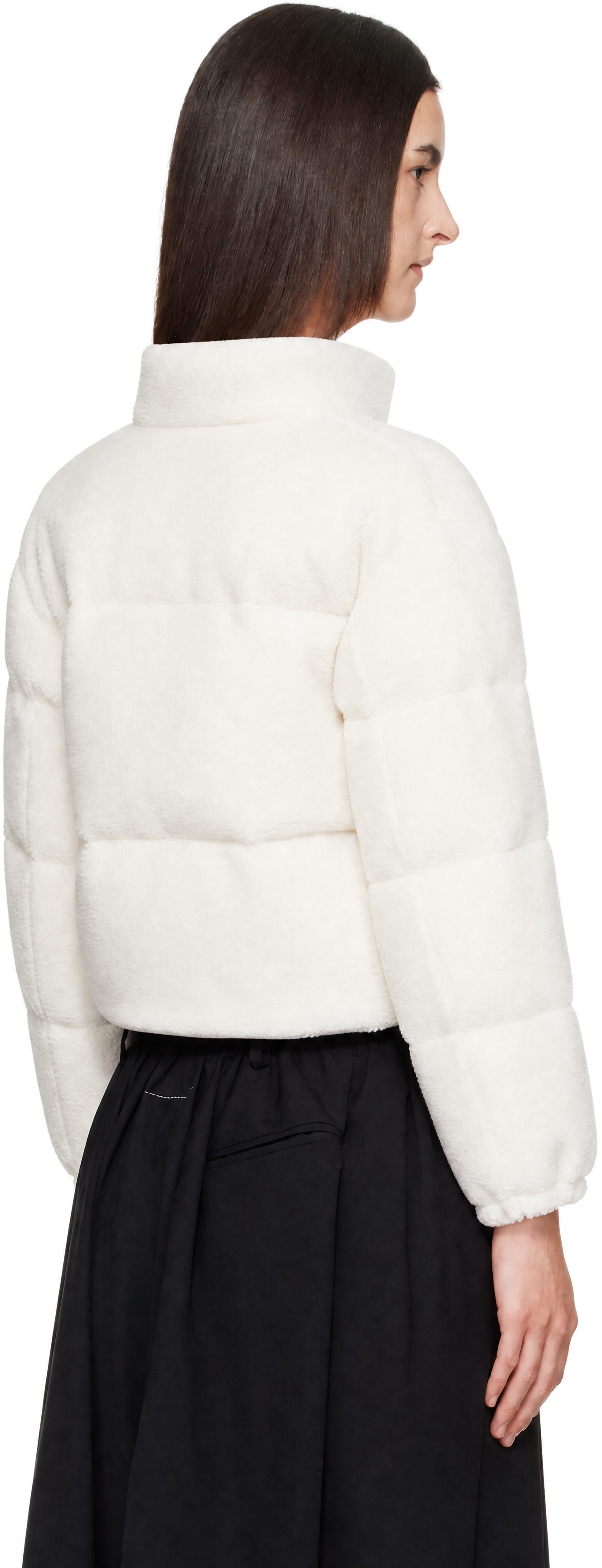 Canada Goose - 오프 화이트 팰런 플리스 패딩 다운 재킷