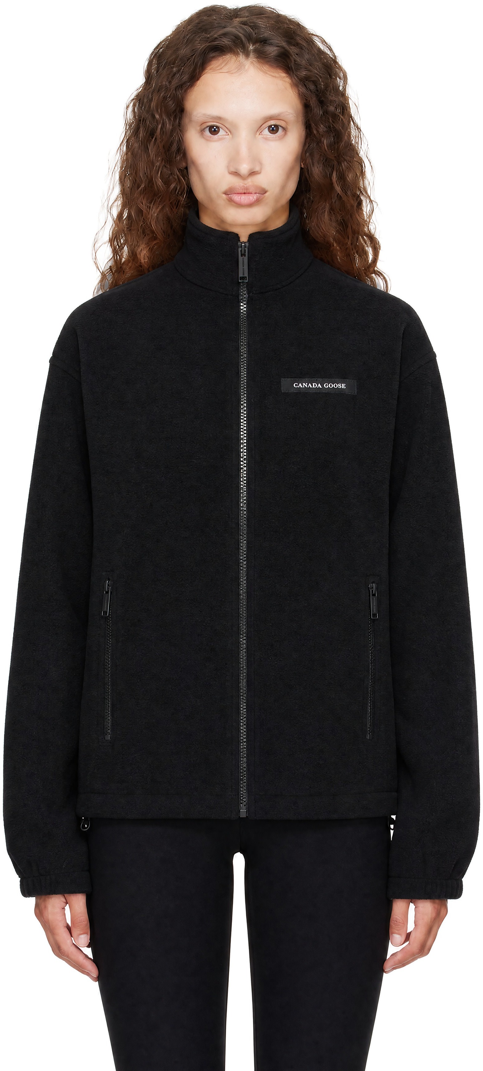 Canada Goose - Blouson Tayen noir en molleton
