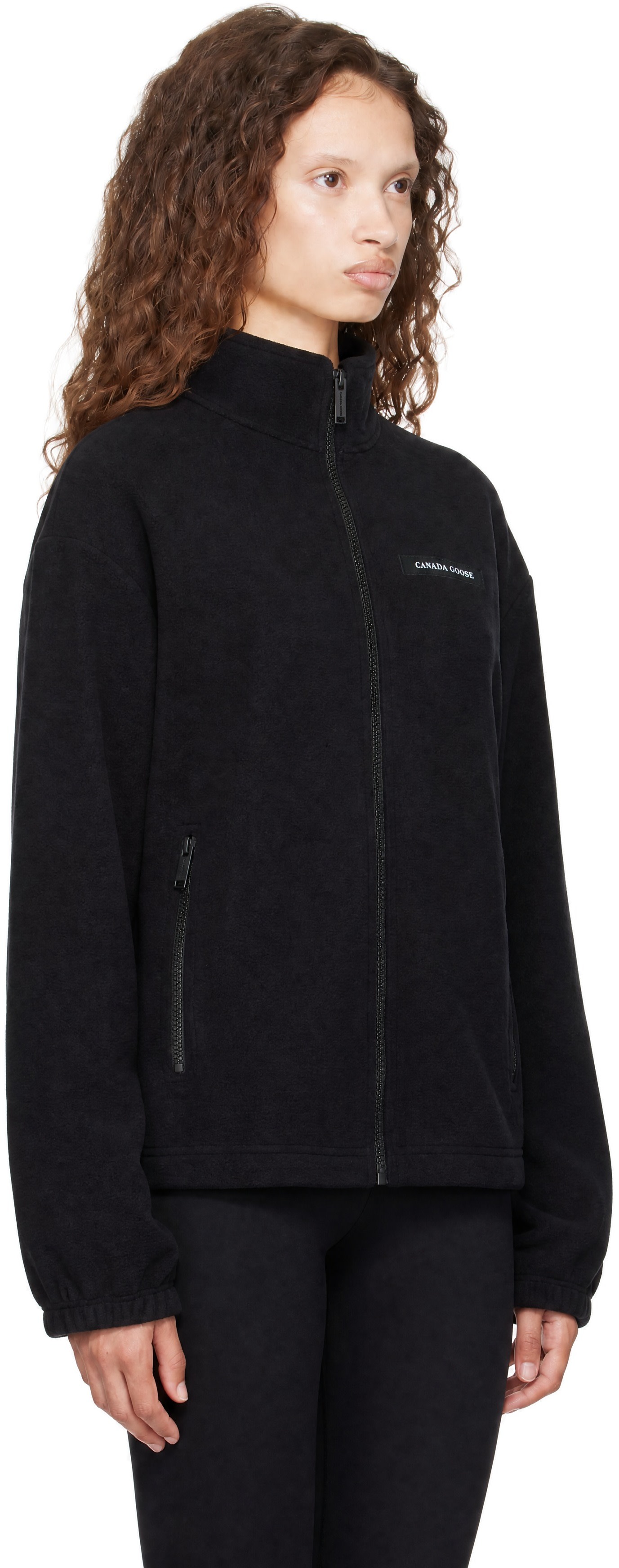 Canada Goose - Blouson Tayen noir en molleton