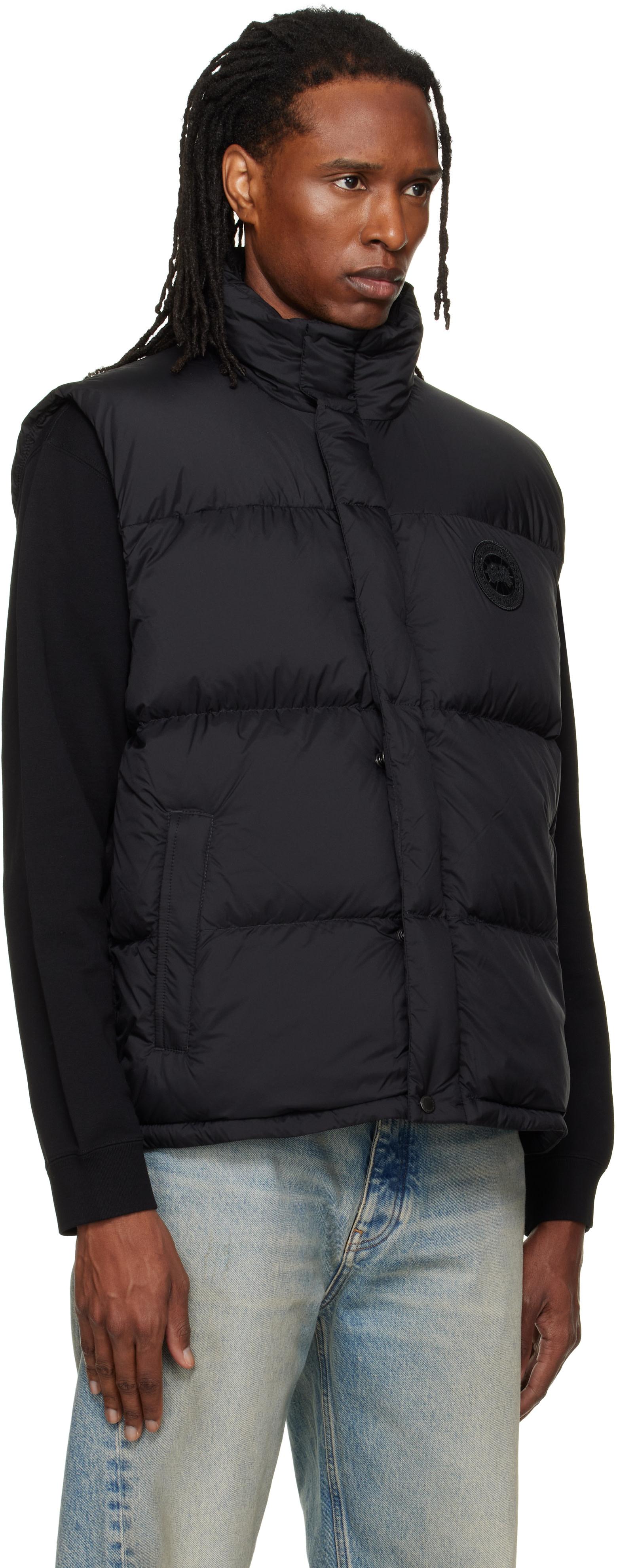 Canada Goose - ブラック Sterling パファー ダウンベスト