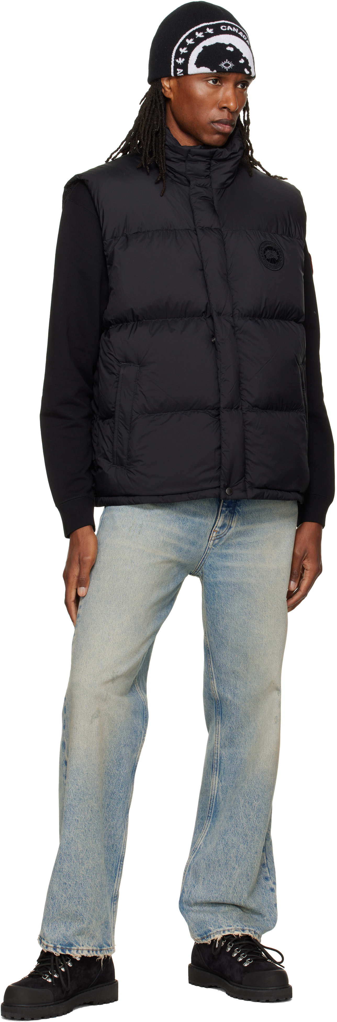Canada Goose - ブラック Sterling パファー ダウンベスト